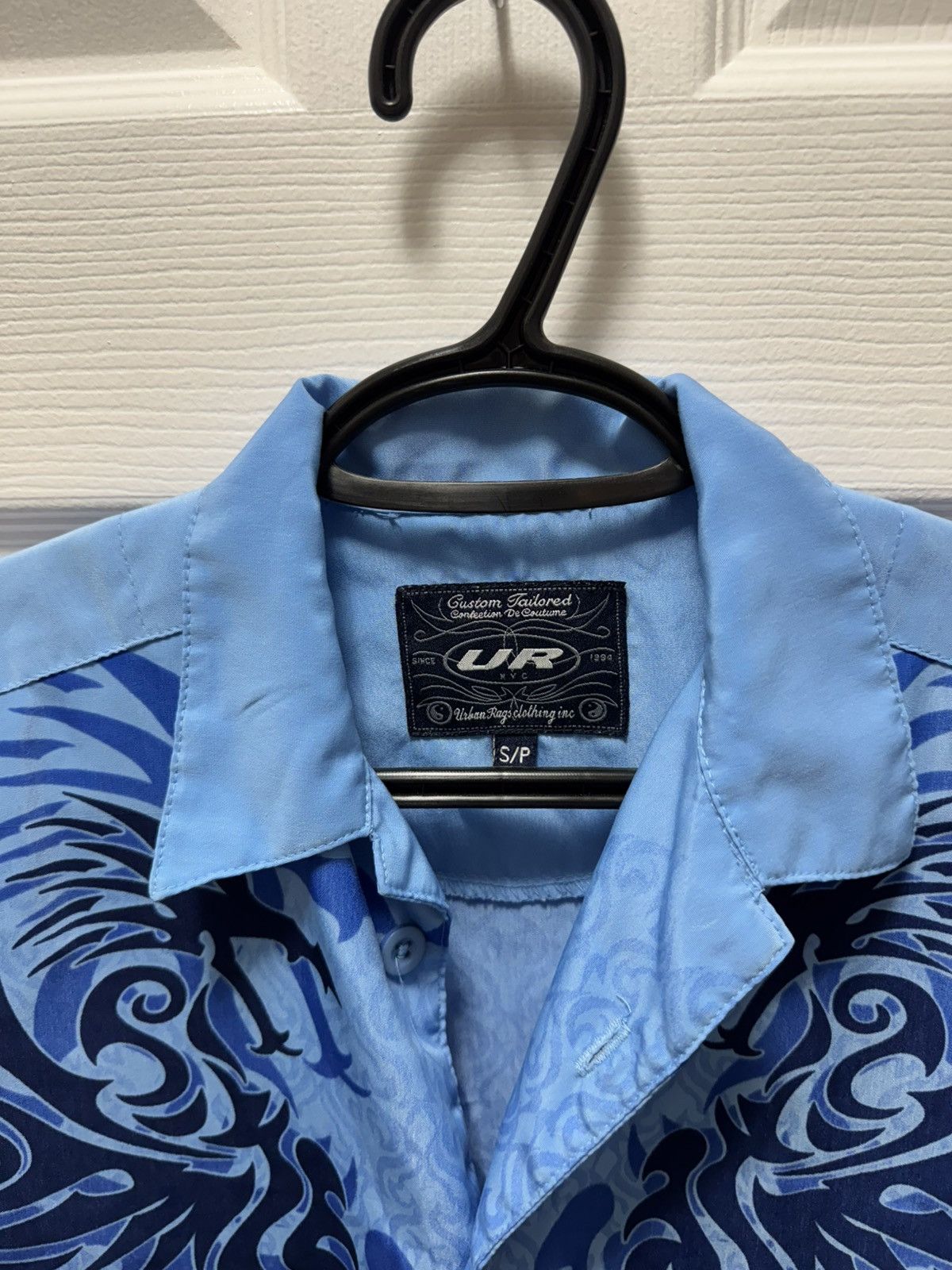Japanese Brand UR Custom Tailored Japanese Dragon Button Up Shirt Ricky Size US S / EU 44-46 / 1 - 4 Thumbnail