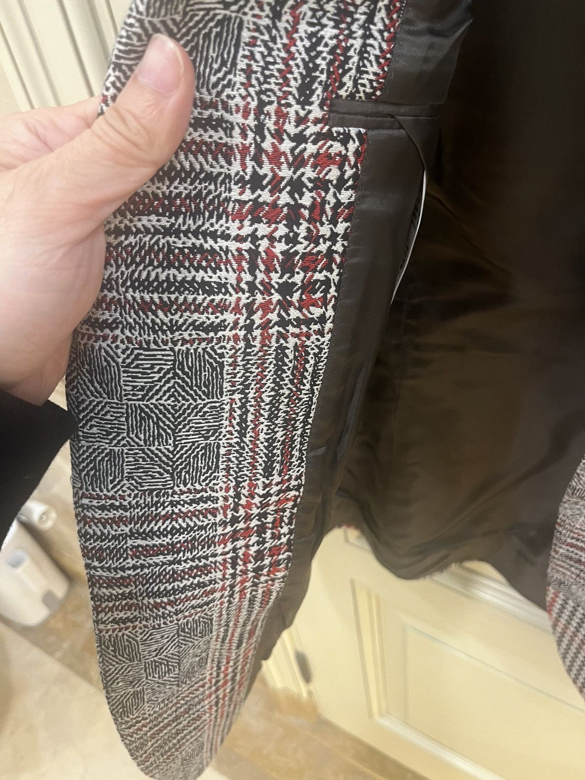 Alexander McQueen Prince of Wales patchwork blazer size46 Size 46R - 17 Thumbnail