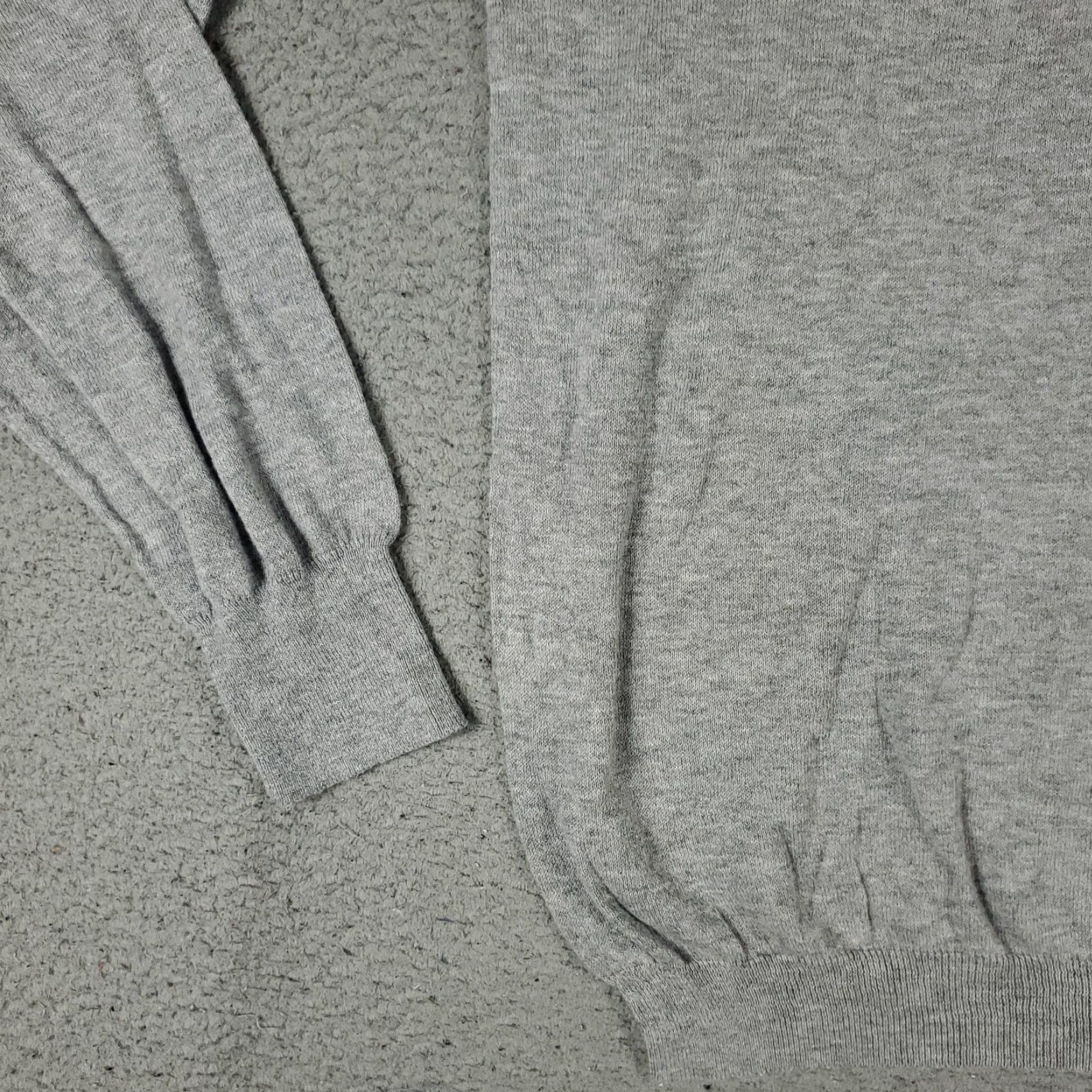 Vintage Linksoul Sweater Mens Large Gray V-Neck Casual Pullover Knit Sweatshirt Size US L / EU 52-54 / 3 - 3 Thumbnail