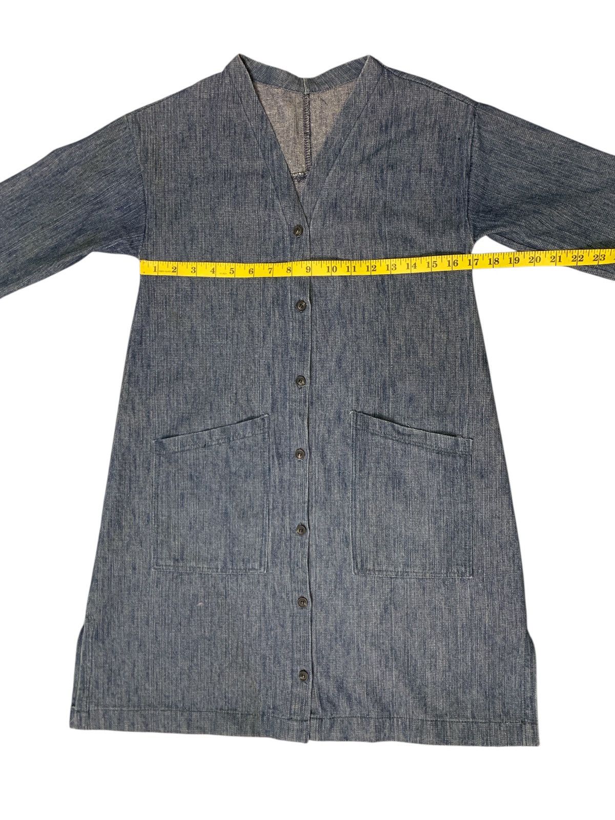 Other Rare Design Vintage Soft Denim Button Up Cardigans Size M / US 6-8 / IT 42-44 - 6 Thumbnail