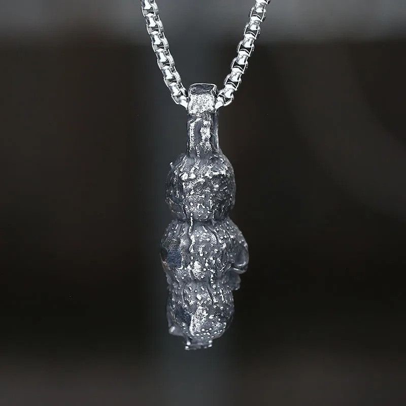 Japanese Brand × Jewelry 3 Skull Pendant Necklace Size ONE SIZE - 2 Thumbnail