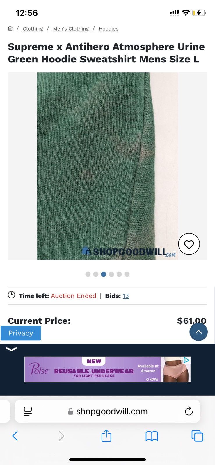 Supreme Supreme x Antihero Atmosphere urine Size US L / EU 52-54 / 3 - 9 Thumbnail