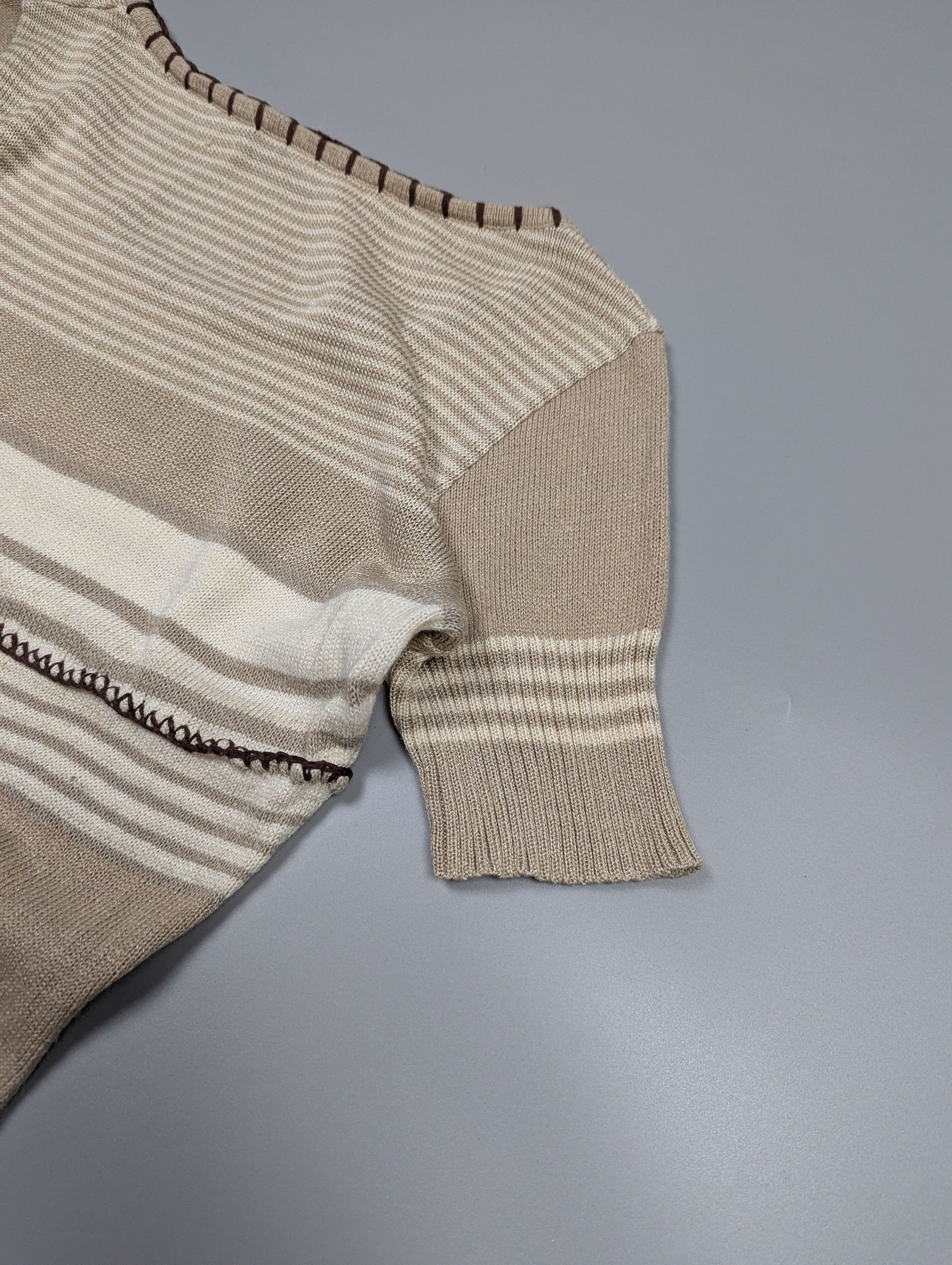 Dolce & Gabbana Archive Dolce & Gabbana Y2K Avant Garde Ethno Knit Top Size M / US 6-8 / IT 42-44 - 15 Thumbnail