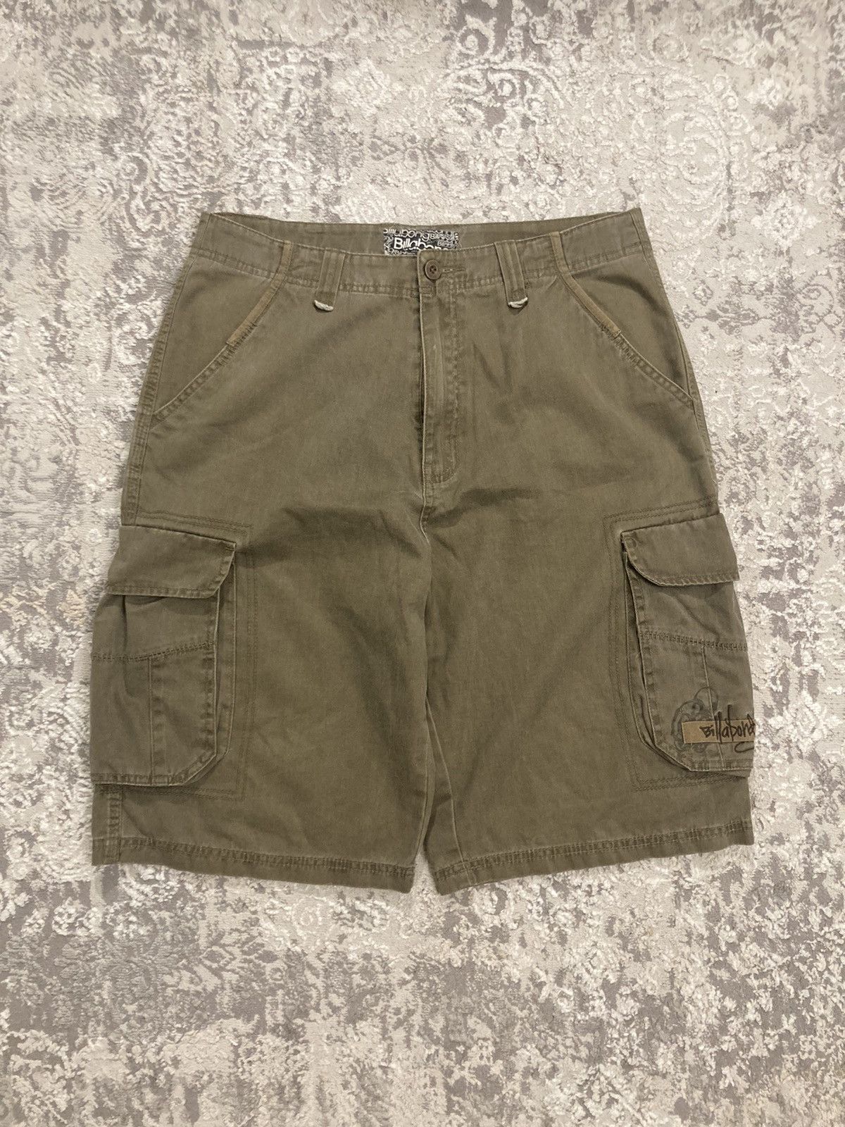Billabong × Vintage Billabong Vintage Cargo Shorts Size US 33 - 1 Thumbnail