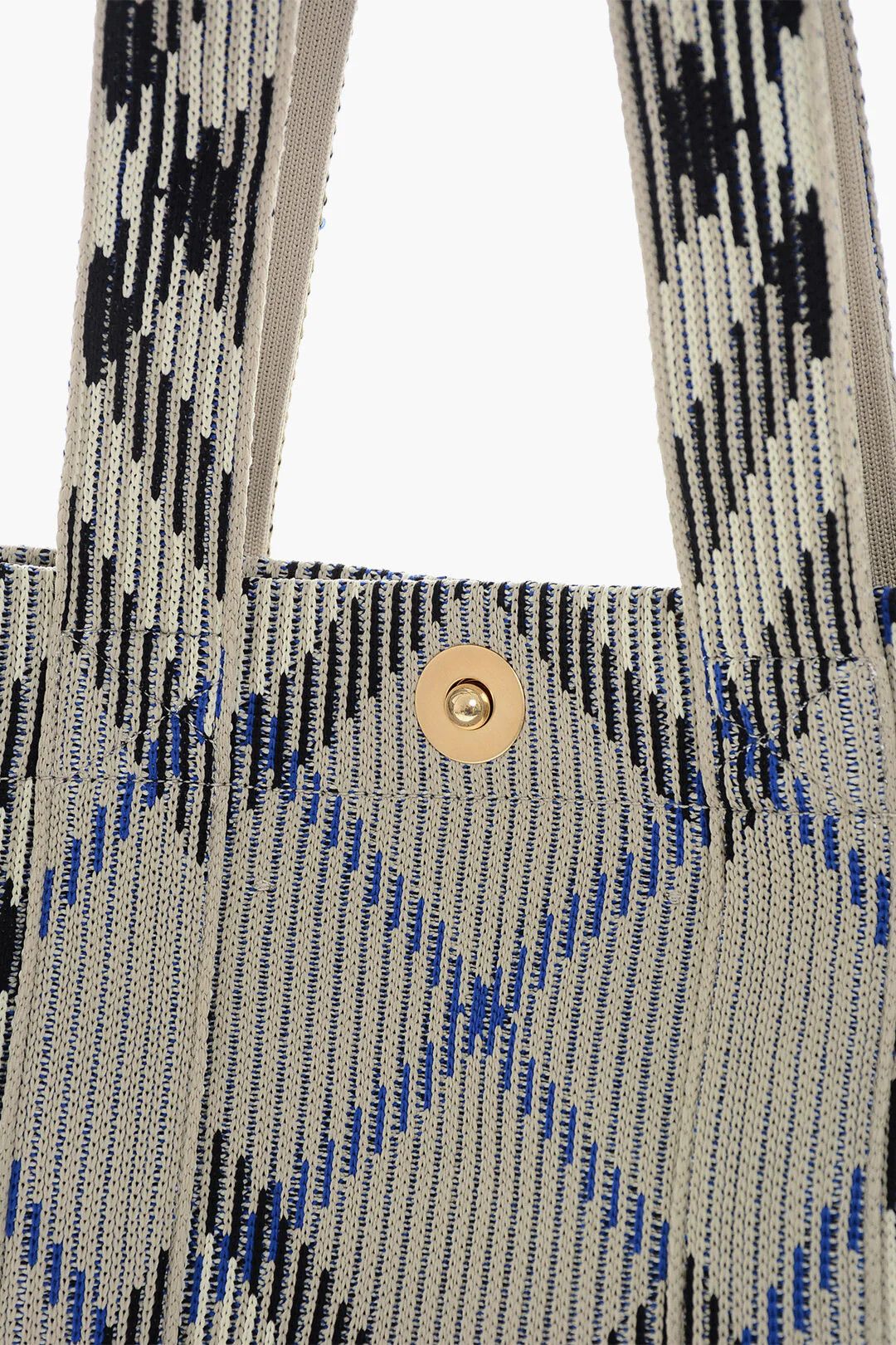 Burberry og1mm0426 Size: OS / Maxi Checked Fabric Tote Bag in Beige Size ONE SIZE - 4 Thumbnail
