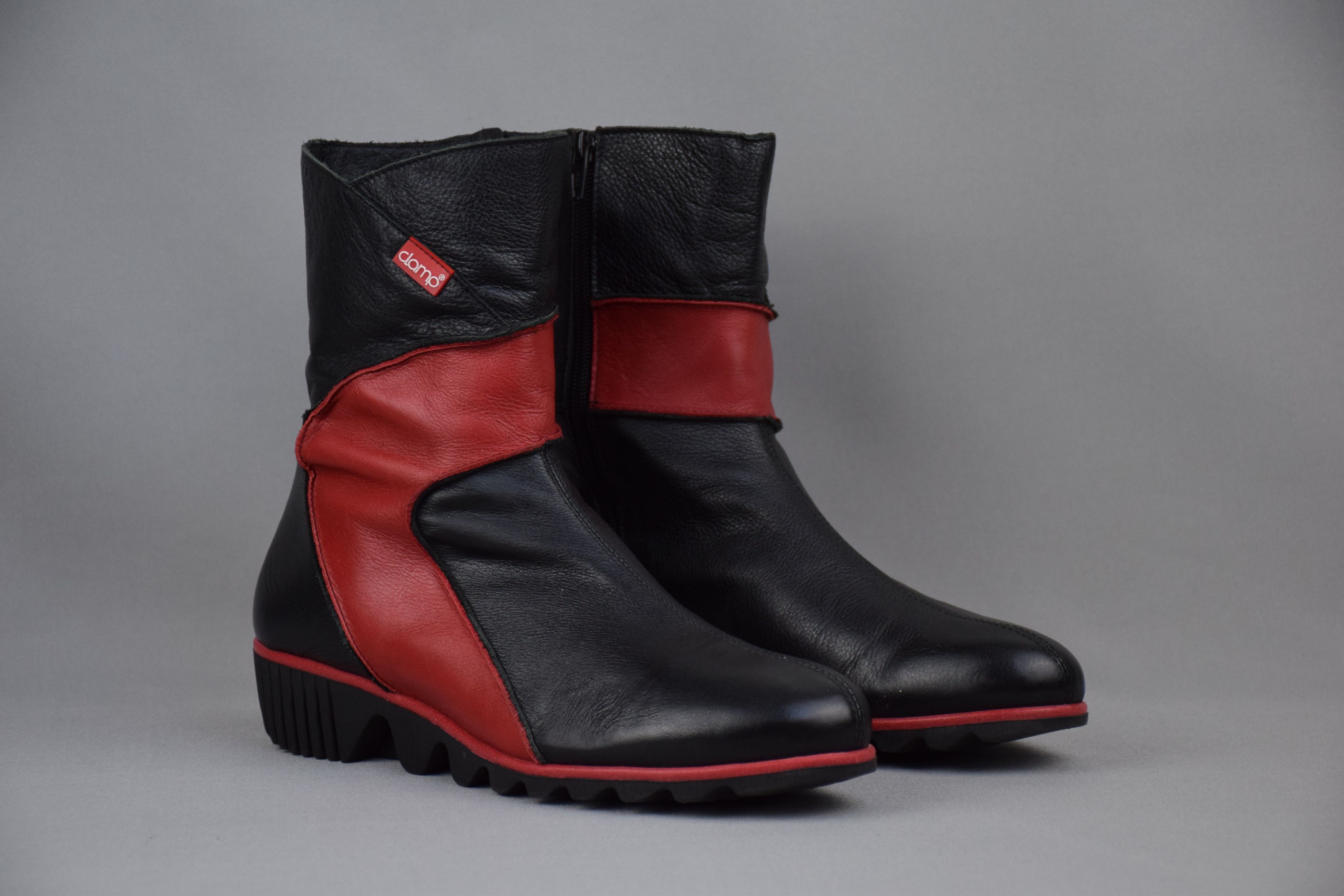 Other Clamp Boots Women's Leather Biker Shoes US 8 UK 6 EU 39 Size US 8 / IT 38 - 2 Thumbnail