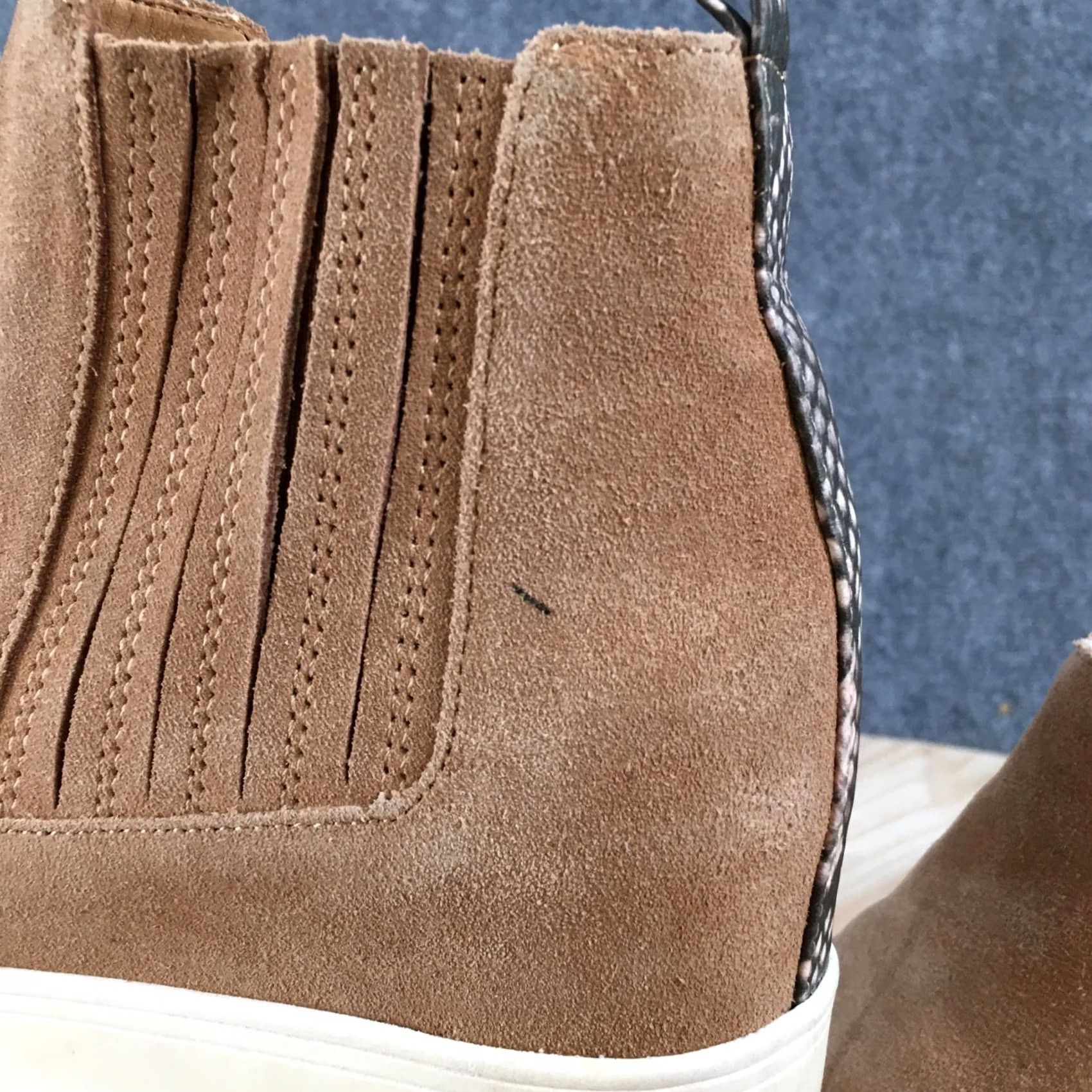 Dolce Vita Dolce Vita Boots Women Chelsea Leather Pull On Hidden Wedge Casual Brown 8.5 M Shoe Size US 9 / IT 39 - 5 Thumbnail