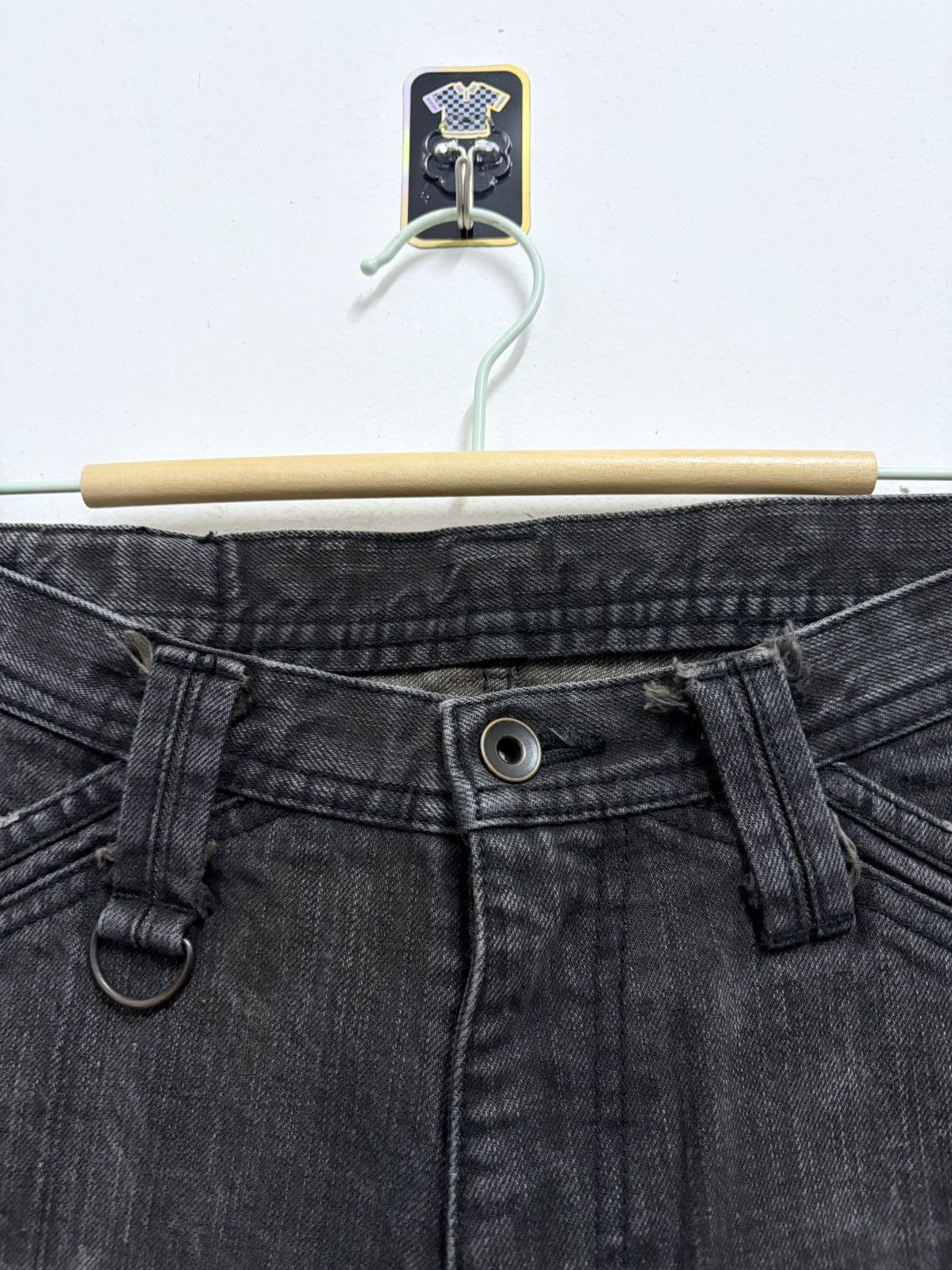 If Six Was Nine 2000’s Roar Japanese Brand / Avant Garde L.G.B Denim Jeans Size US 30 / EU 46 - 12 Thumbnail