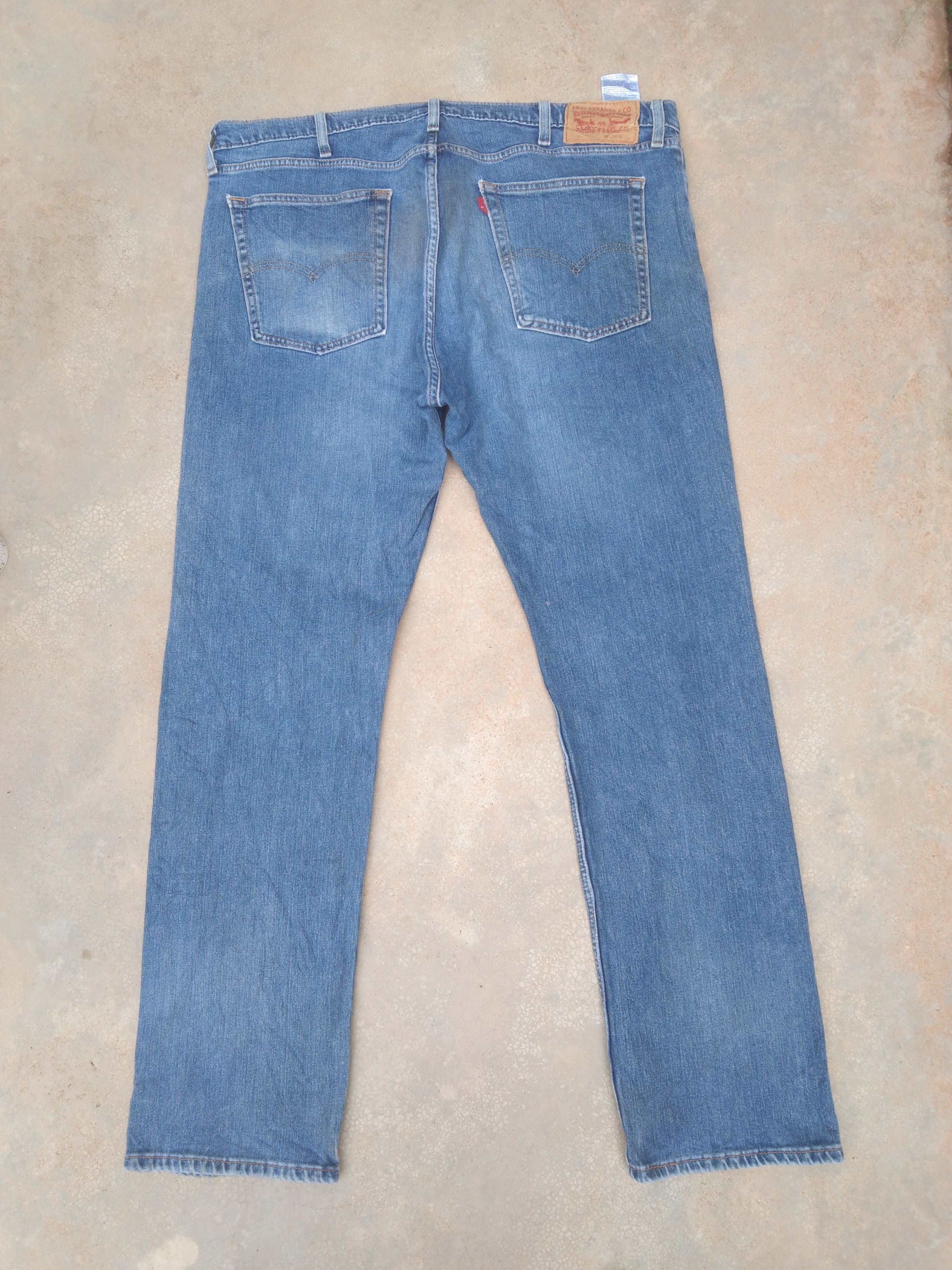 Levi's Vintage Levi's Jeans 513 Faded Blue Distressed Denim 38x30 Size US 38 / EU 54 - 2 Thumbnail