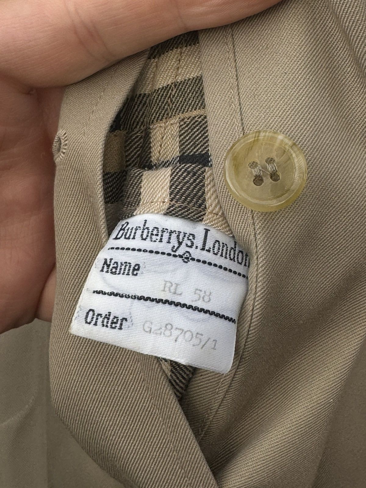 Burberry × Vintage Burberry beige long trench coat with lining vintage Size US L / EU 52-54 / 3 - 8 Thumbnail
