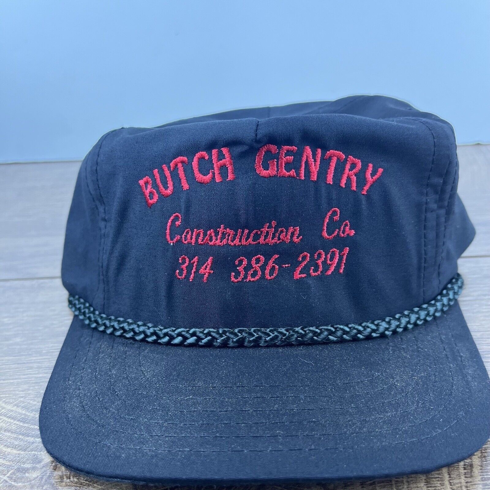 Other Butch Gentry Construction Hat Black Adjustable Hat Black Adu Size ONE SIZE - 1 Thumbnail