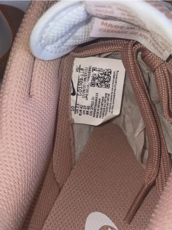 Nike Nike Dunk Rose Whisper Size US 10 / EU 43 - 6 Thumbnail