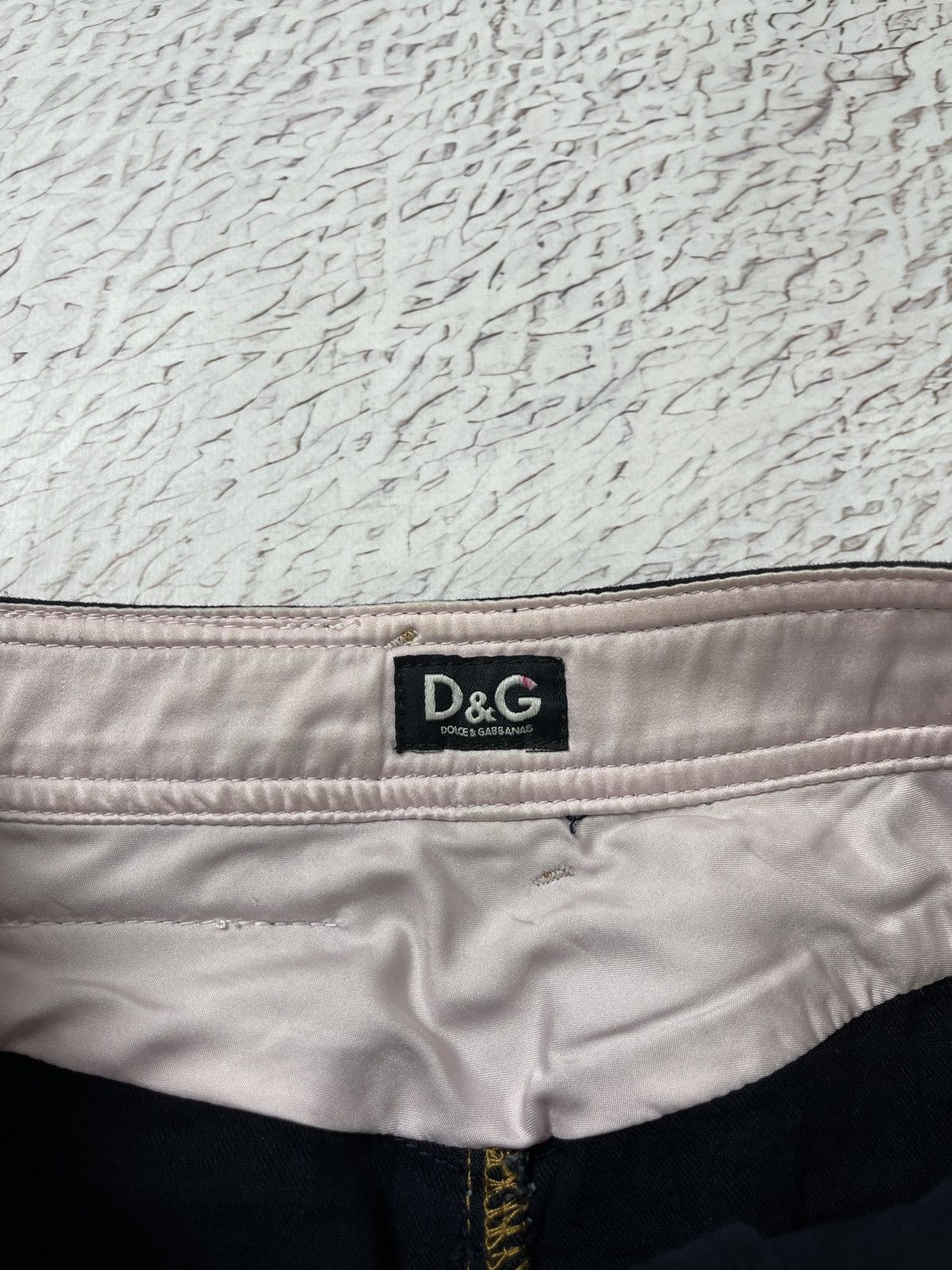 Dolce & Gabbana Dolce & Gabbana new vintage monogram midi denim skirt Size 28" / US 6 / IT 42 - 10 Thumbnail