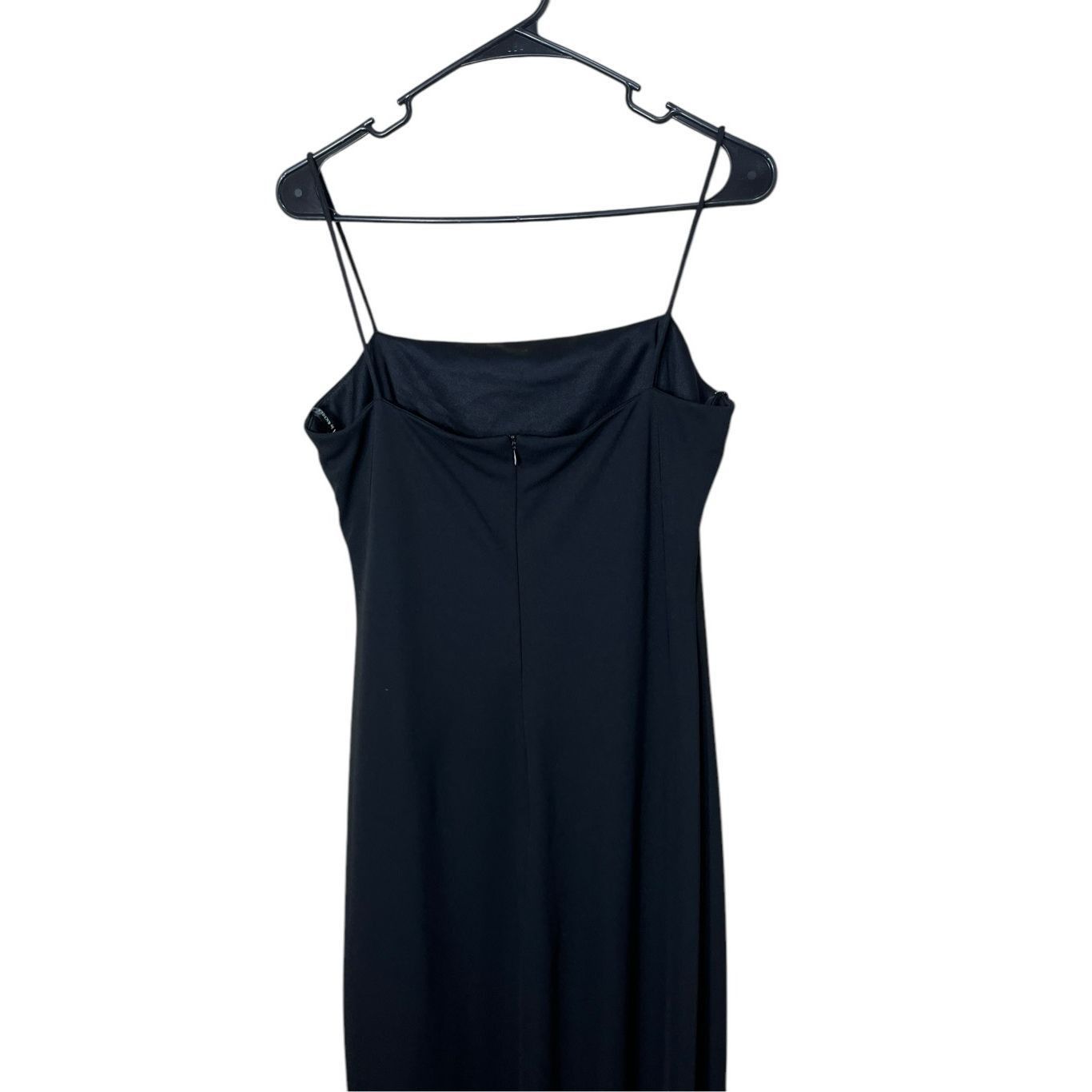 Other Vintage Arianna By Rachel Kaye Y2K Black Maxi Gown Embroider Size L / US 10 / IT 46 - 8 Thumbnail