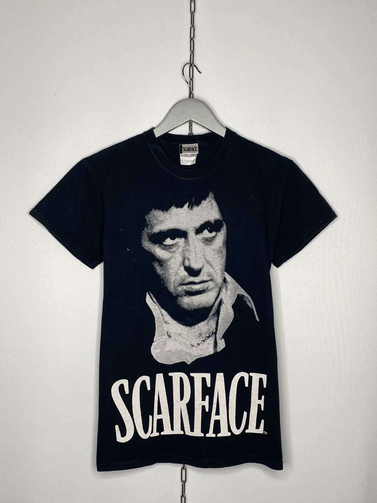 Band Tees 🔥Vintage Scarface Tony Montana T-Shirt Overprinted Big Logo🔥 Size US S / EU 44-46 / 1 - 1 Thumbnail