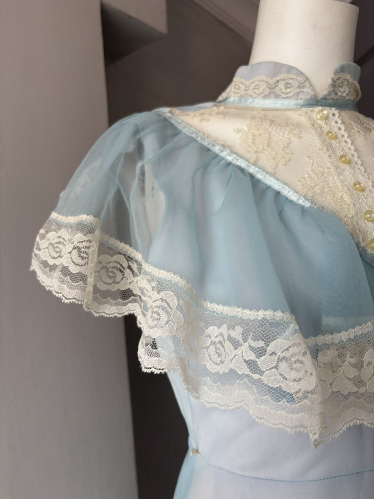 Vintage Antique dress Size XS / US 0-2 / IT 36-38 - 15 Thumbnail