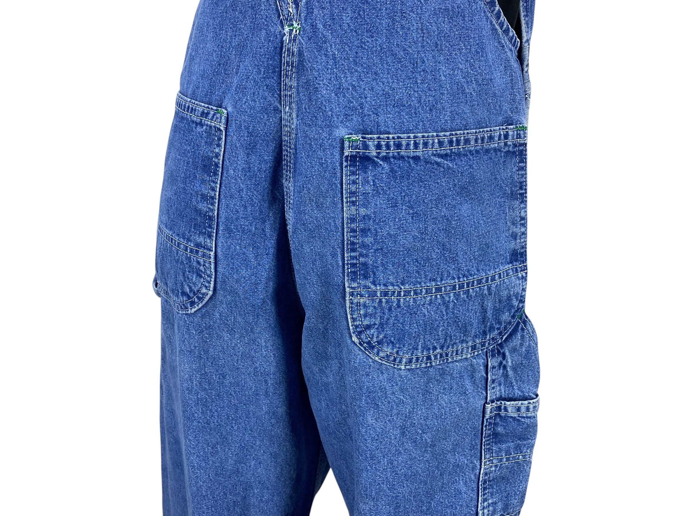 Other Key Denim Bib Overalls Hip Hop Skateboards Workwear Size US 28 / EU 44 - 7 Thumbnail
