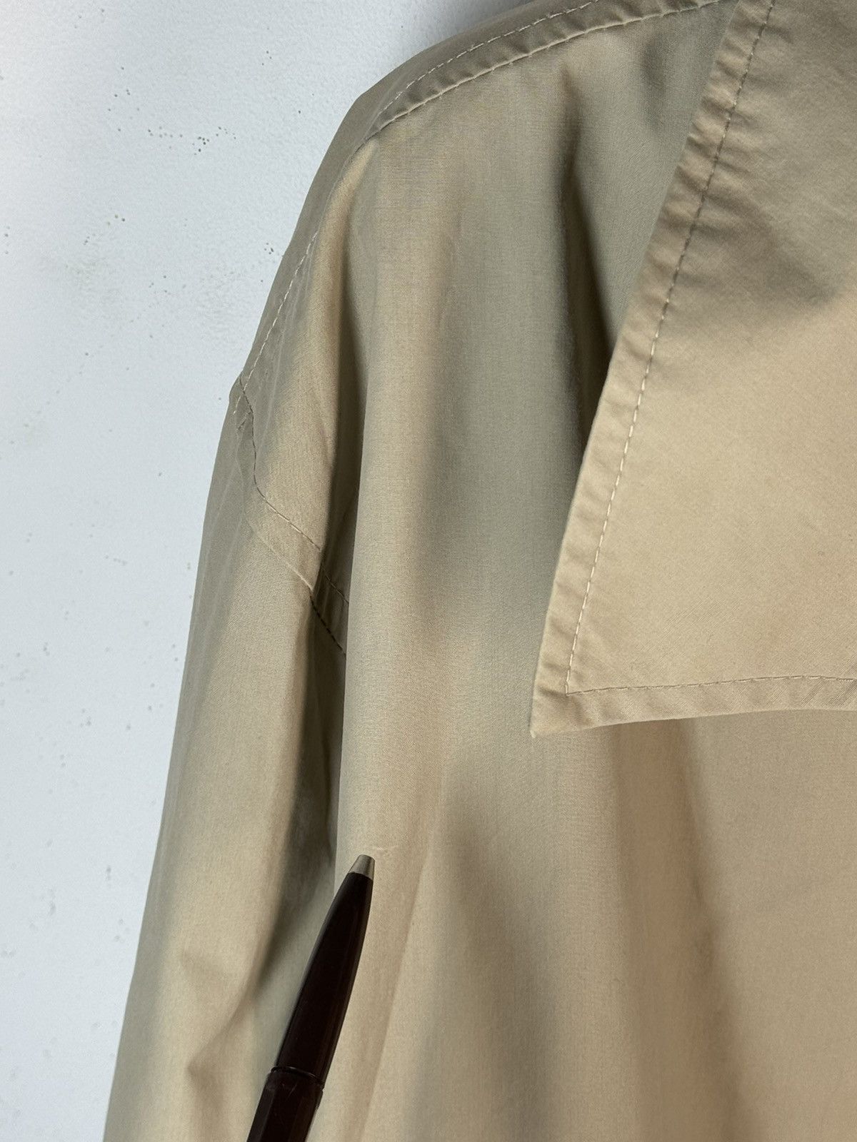 Yves Saint Laurent Beige YSL Jacket Bomber Zip Up Collar Vintage Logo y2k Size US XL / EU 56 / 4 - 22 Thumbnail
