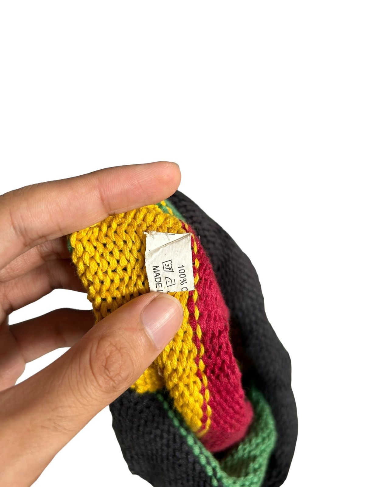 Japanese Brand Handmade Crochet Knitted Rasta Bob Marley Beanie Hats Size ONE SIZE - 6 Thumbnail