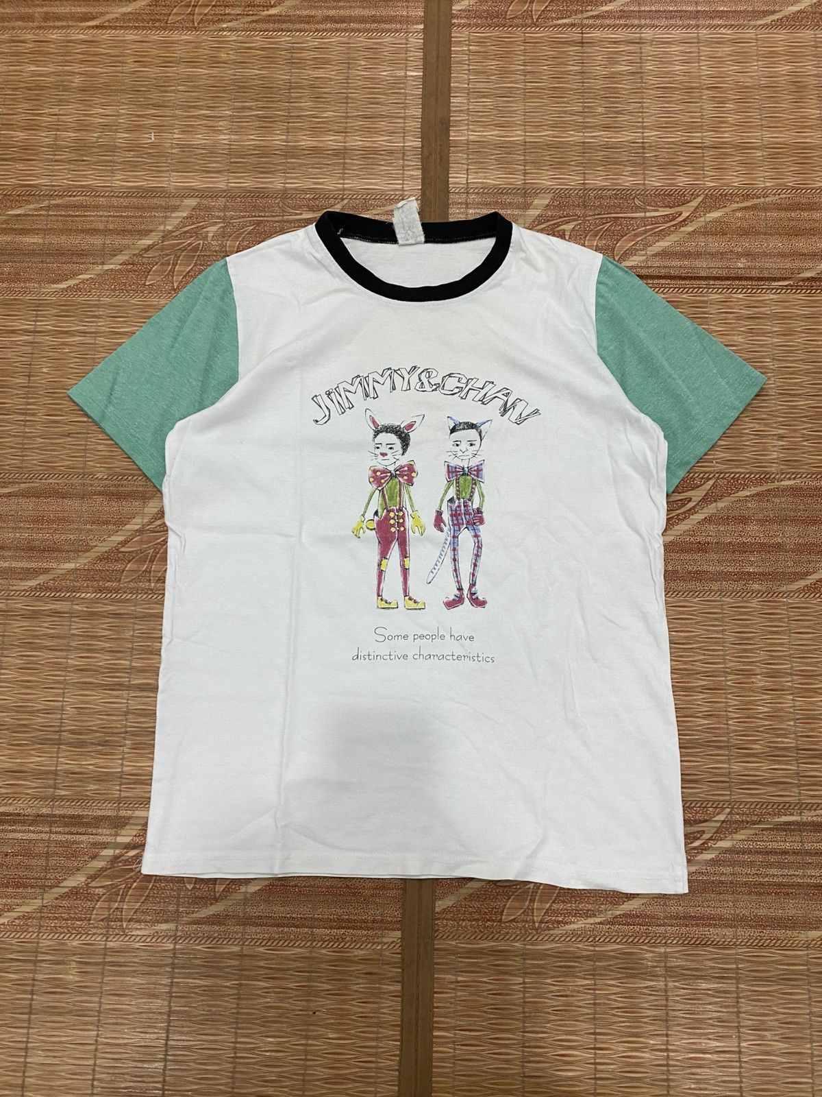 Le Grande Bleu (L.G.B.) Bedrock x L.G.B white t-shirt undercover