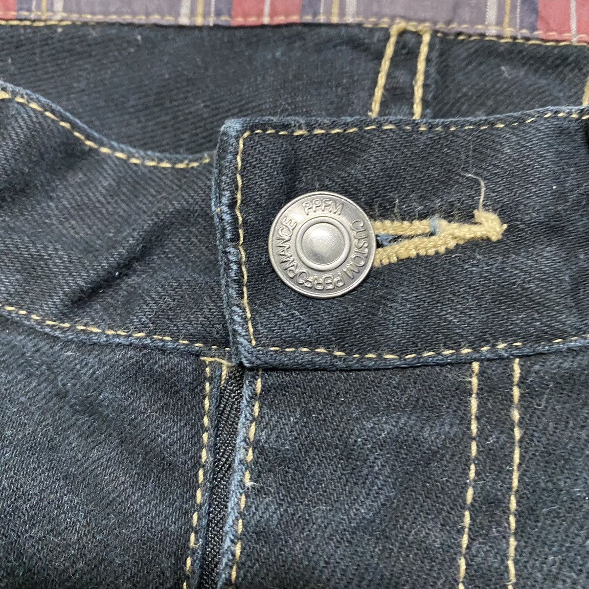 PPFM PPFM Checkered Denim Jeans Cropped Size US 31 - 19 Thumbnail