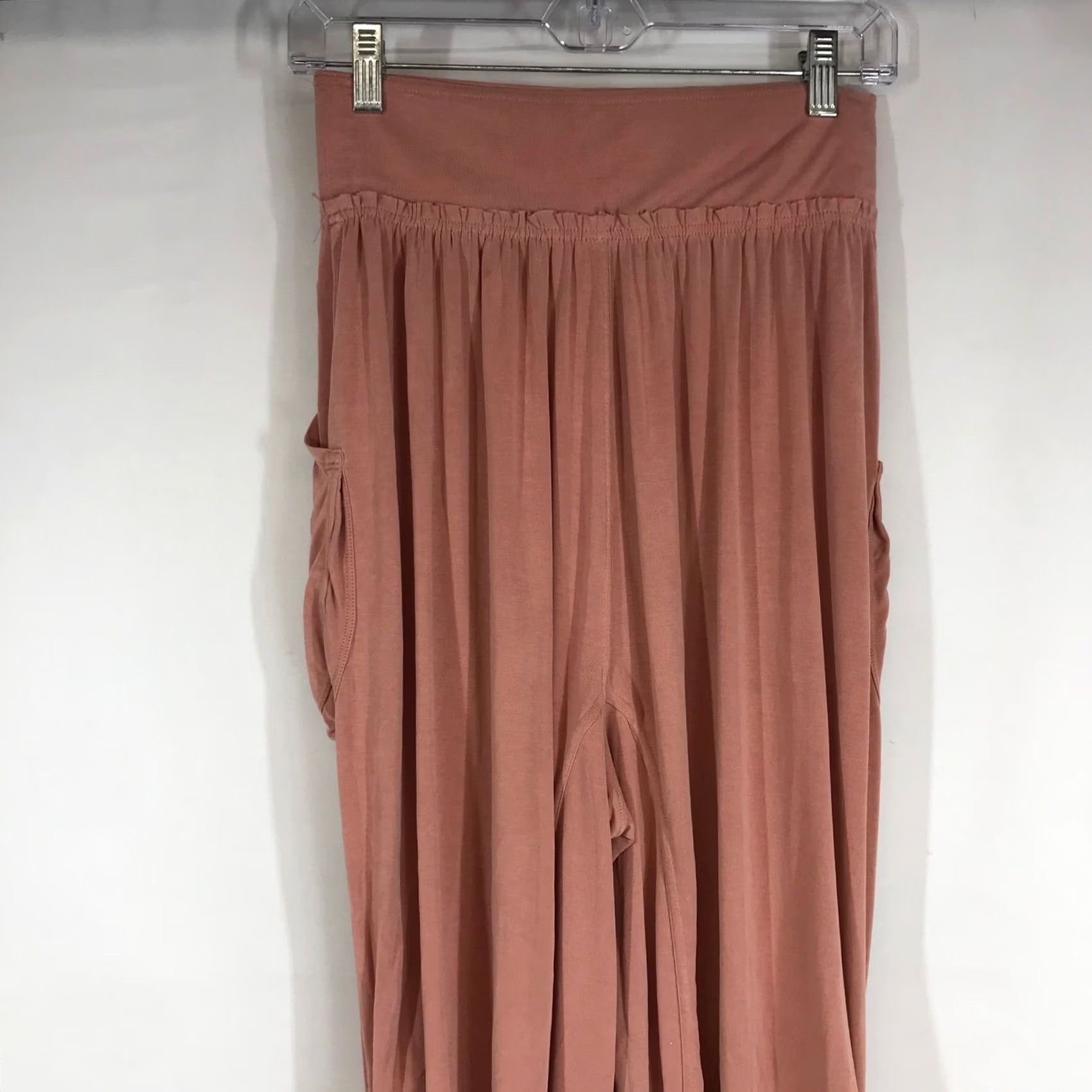 Vintage FP Movement Mauve Pink Harem Joggers High Waist Cinch Ankle Pants XS Size 26" / US 2 / IT 38 - 5 Thumbnail
