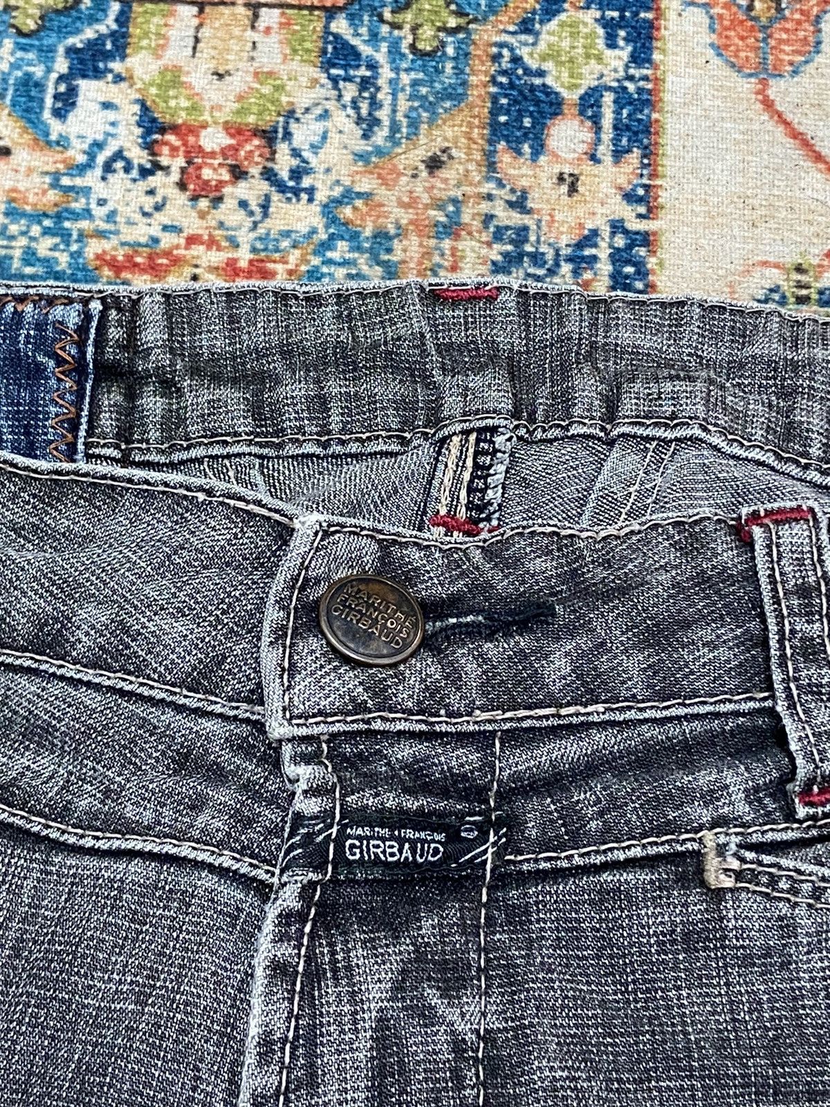 Marithe + Francois Girbaud Marithe Francois Girbaud Flared Stretch Denim Pants Size US 29 - 5 Thumbnail