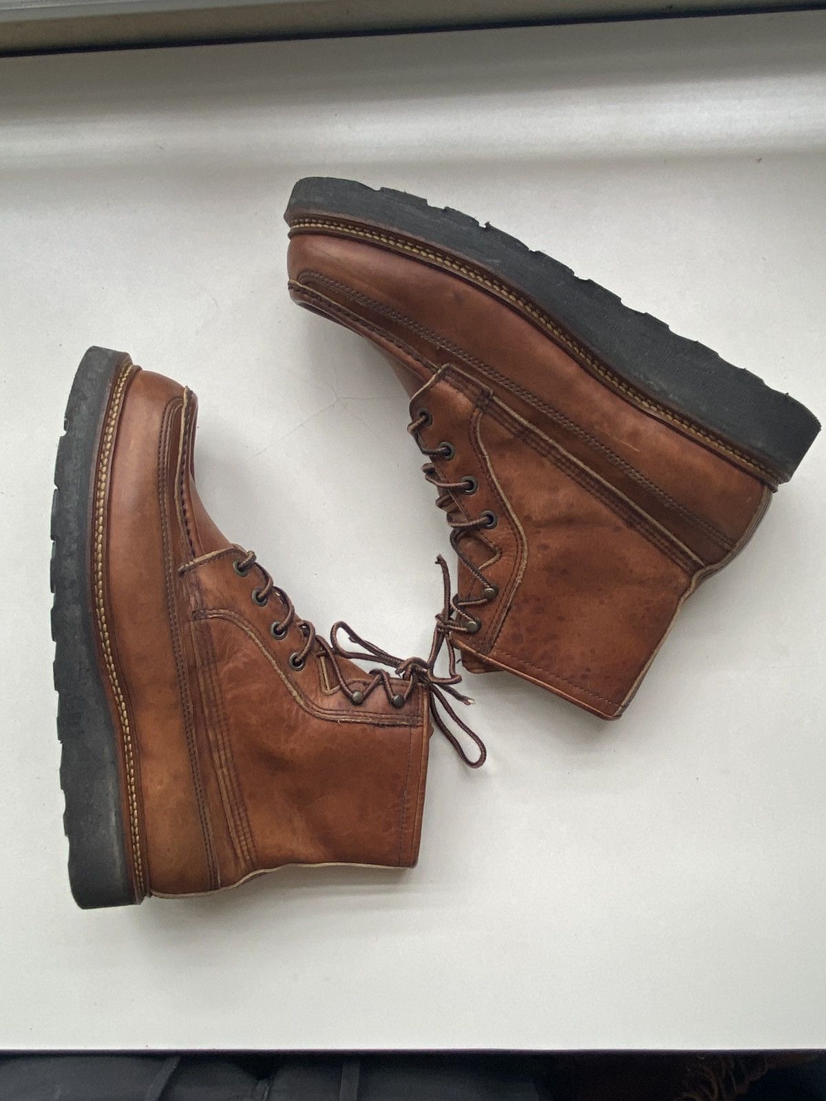 Red Wing × Vintage Vintage Rare Red Wing 1950 50th Anniversary Moc Toe Boot Size US 8 / EU 41 - 6 Thumbnail