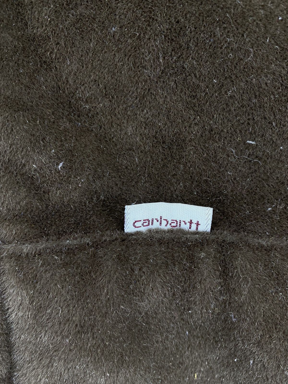 Carhartt Vintage 1990s Carhartt Fleece Faux Fur Zip Up Hoodie Jacket Size US L / EU 52-54 / 3 - 9 Thumbnail
