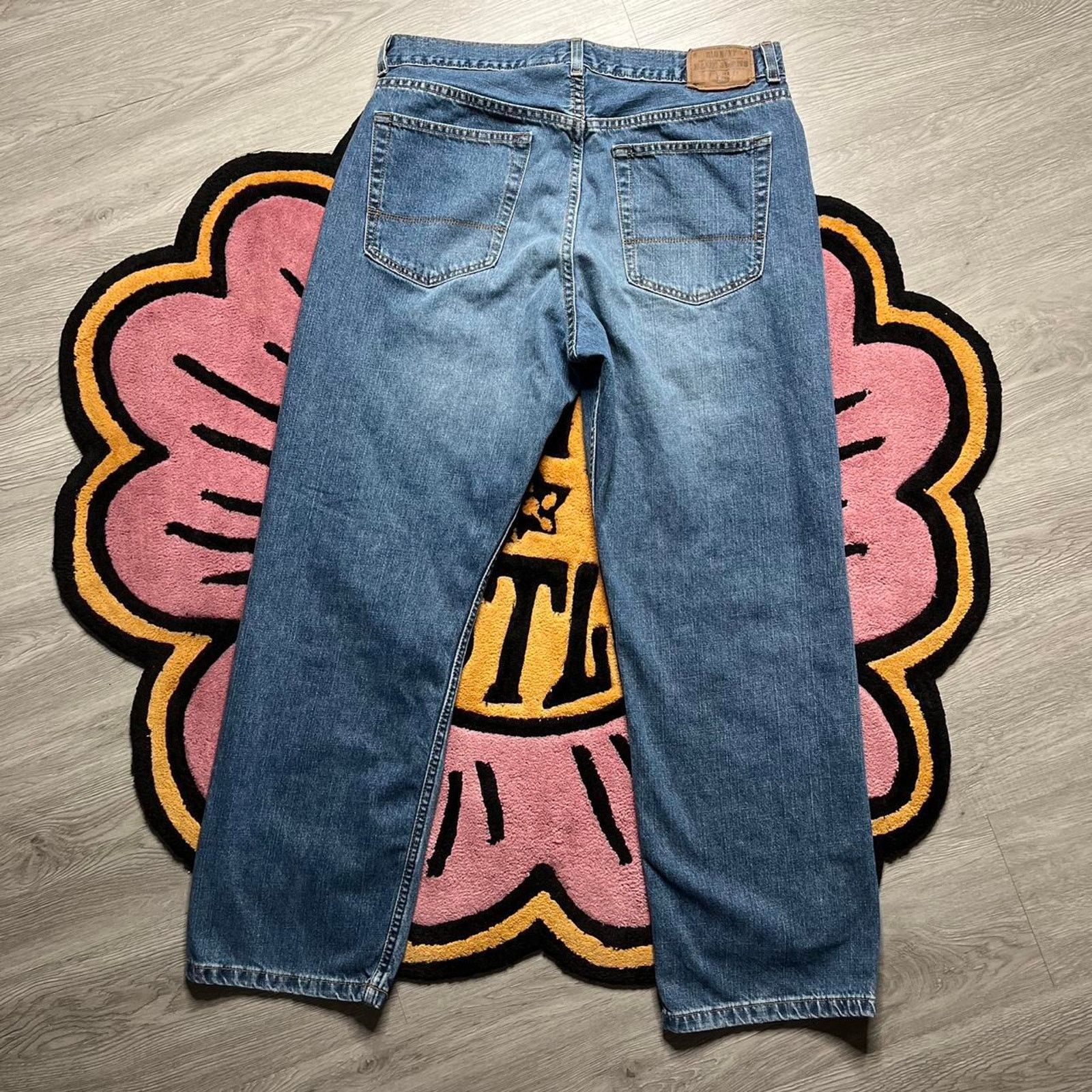 Old Navy × Vintage Vintage Y2K Old Navy Loose Straight Denim Jeans Size 34x30 Size US 34 / EU 50 - 7 Thumbnail