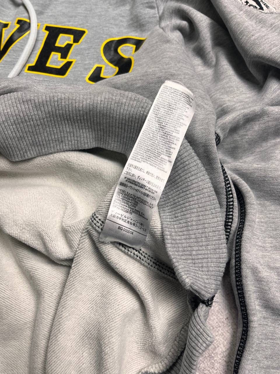 Designer × Diesel × Vintage Vintage Diesel Braves Boxy Hoodie L Size US L / EU 52-54 / 3 - 6 Thumbnail