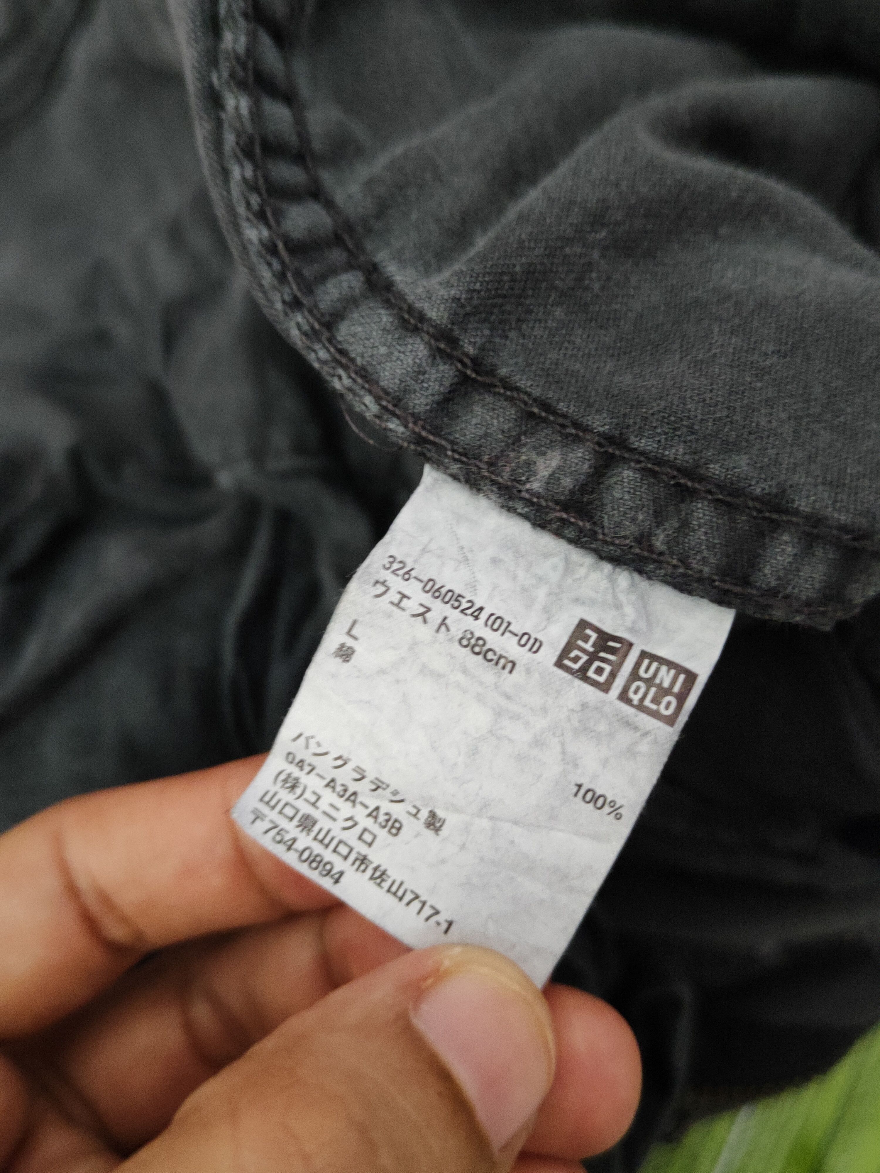 Japanese Brand Uniqlo Dark Gray Multipocket Tactical Cargo Pants #S2442 Size US 35 - 13 Thumbnail