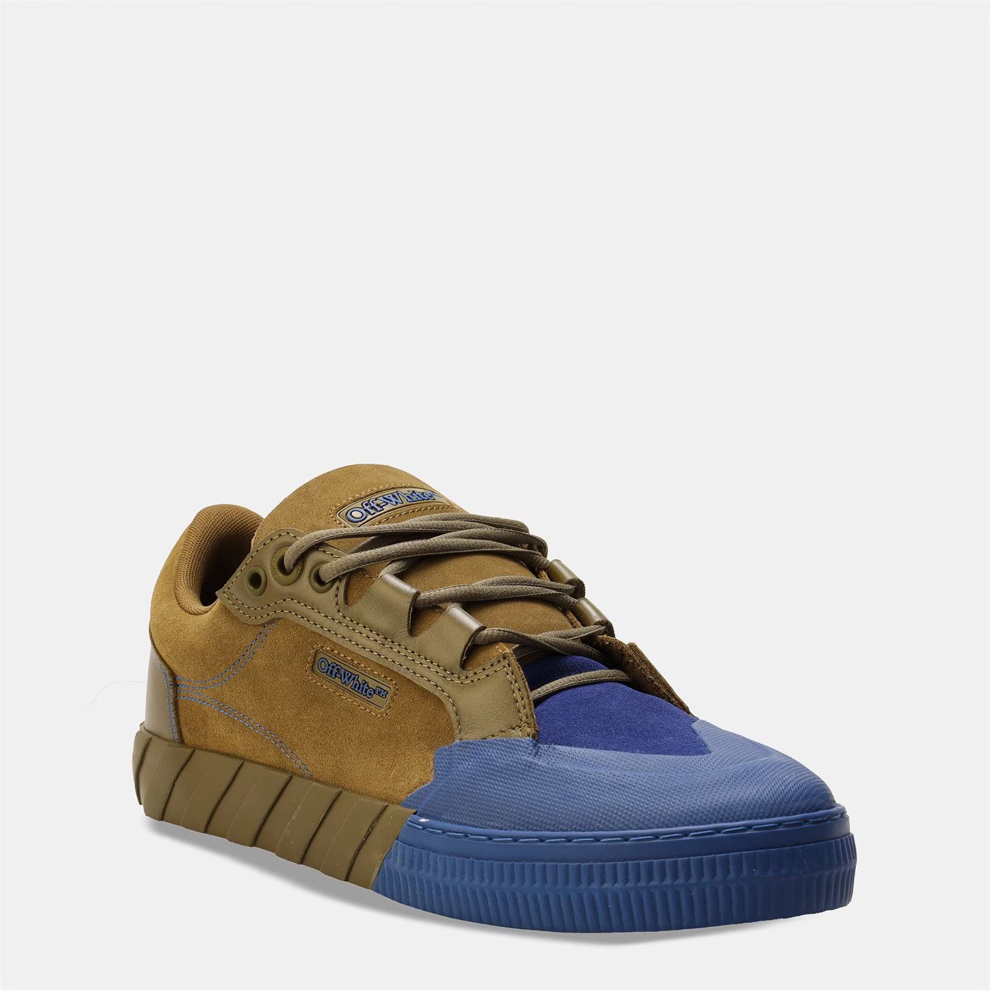 Off-White o1g2r1mq0226 Low-Top Trainers in Khaki/Blue Size US 6 / EU 39 - 2 Thumbnail