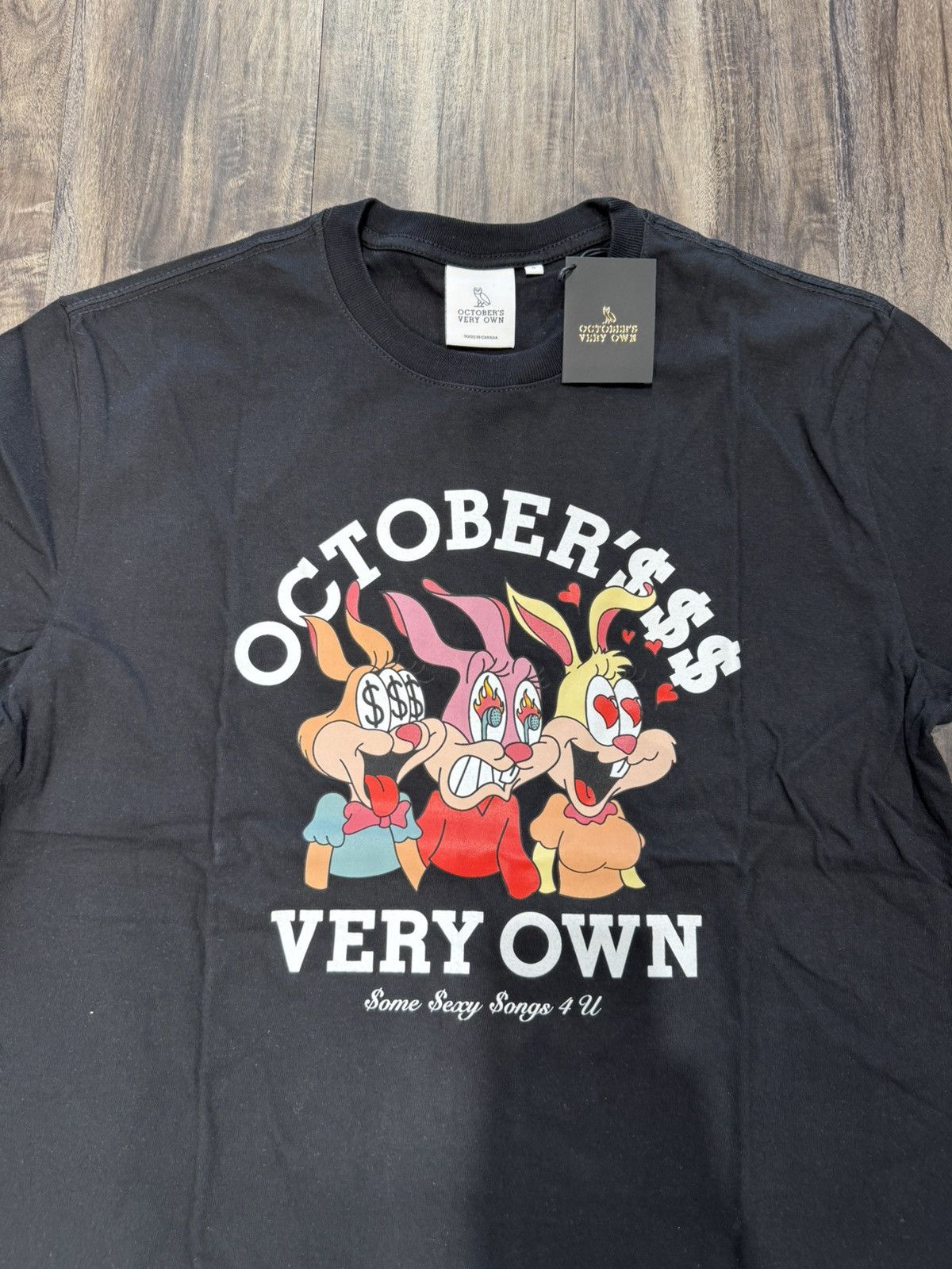 October's Very Own Drake Octobers Very Own $$$4U Collegiate T-Shirt Black Size US XS / EU 42 / 0 - 2 Thumbnail