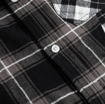 Dime Dime Triple Plaid Shirt Black • M Size US M / EU 48-50 / 2 - 3 Thumbnail