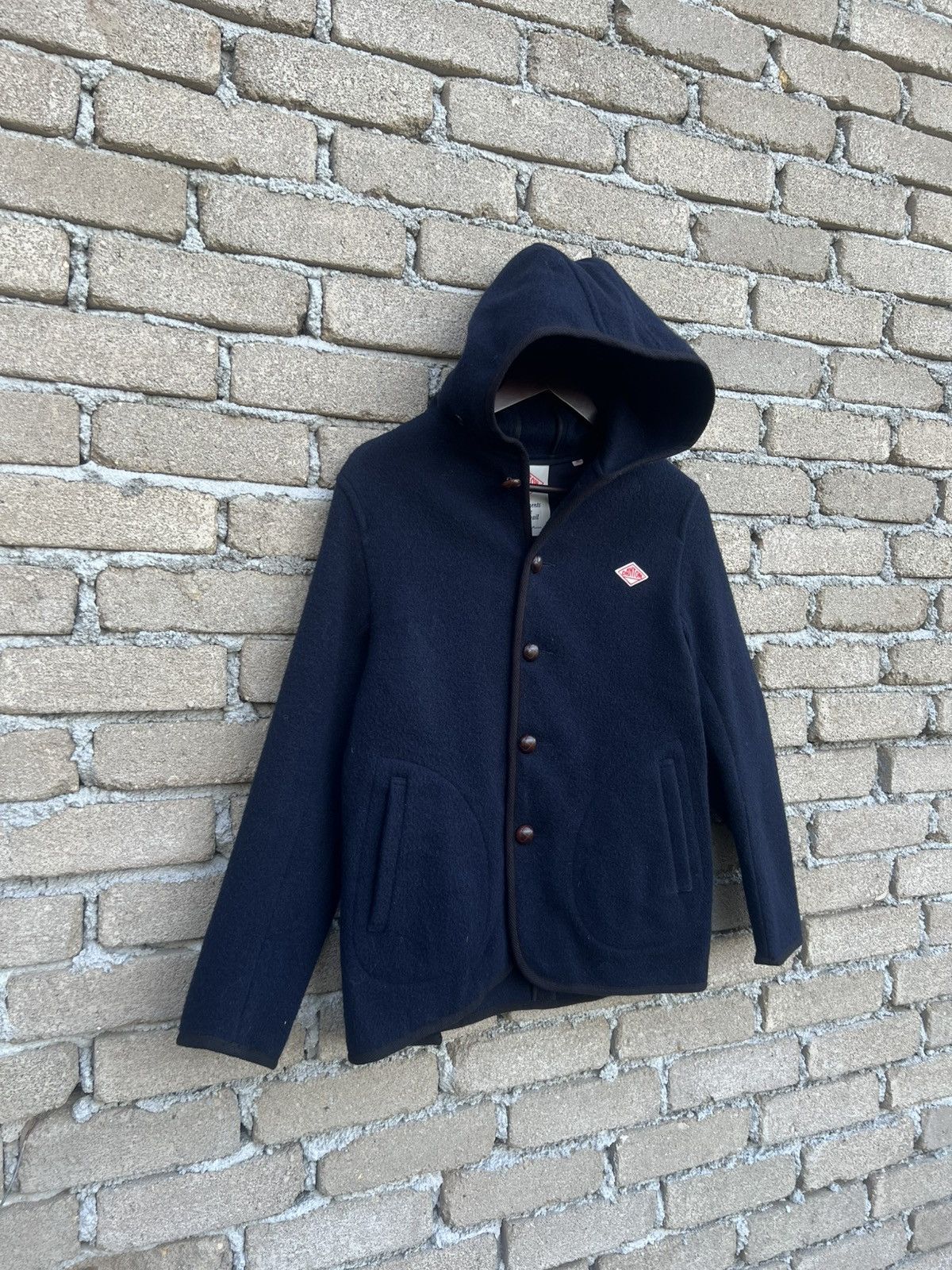 Danton Danton Vetements de Travail Wool Jacket With Hoodie Size XS / US 0-2 / IT 36-38 - 3 Thumbnail