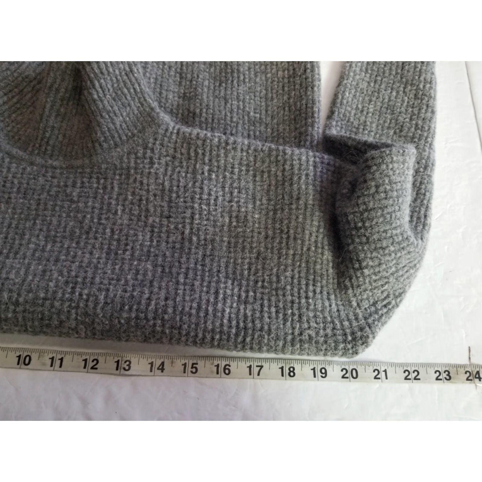 Madewell Madewell Sweater Womens S Gray Knit Mock Neck Merino Wool Blend Pullover Long Sleeve Casual Fall Winter Womens Size S / US 4 / IT 40 - 4 Thumbnail