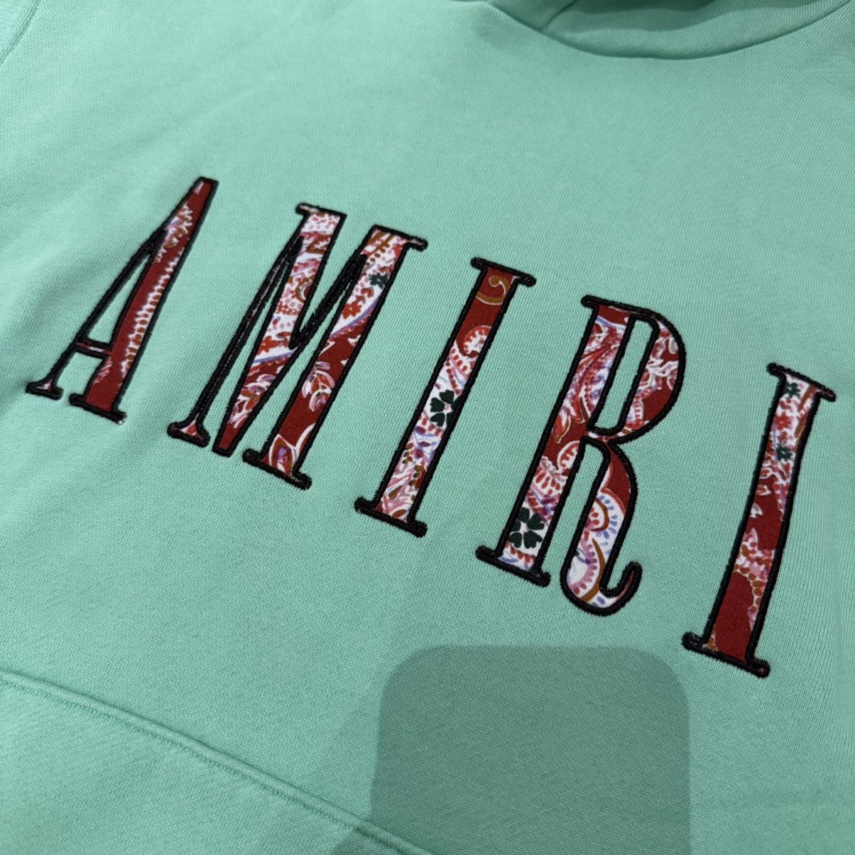 Amiri Amiri size S indigo bandana indigo hoodie hooded sweatshirt Size US S / EU 44-46 / 1 - 2 Thumbnail