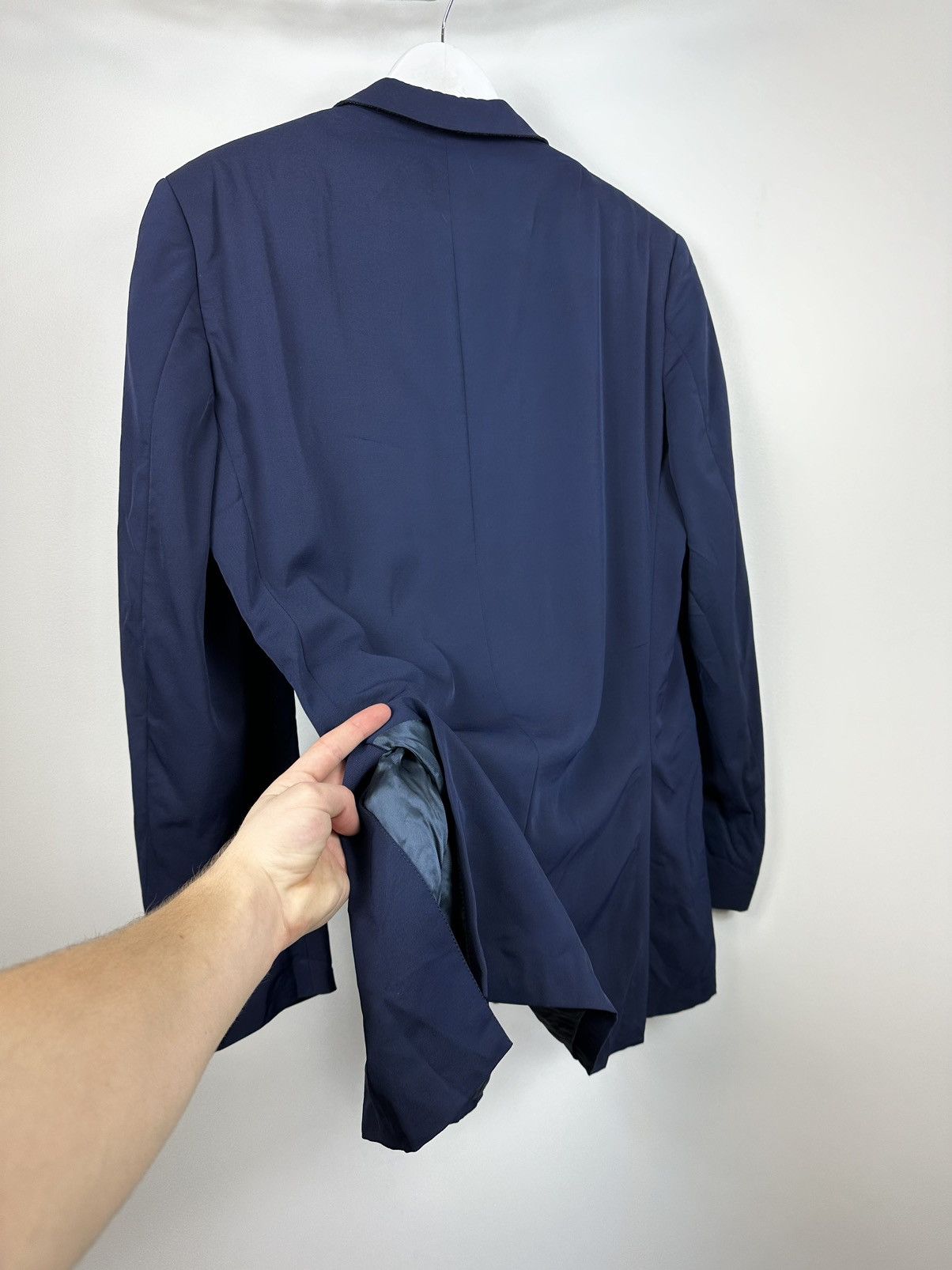 Versace Vintage Versace 3-Button Formal Designer Luxury Wool Blazer Size 40R - 10 Thumbnail