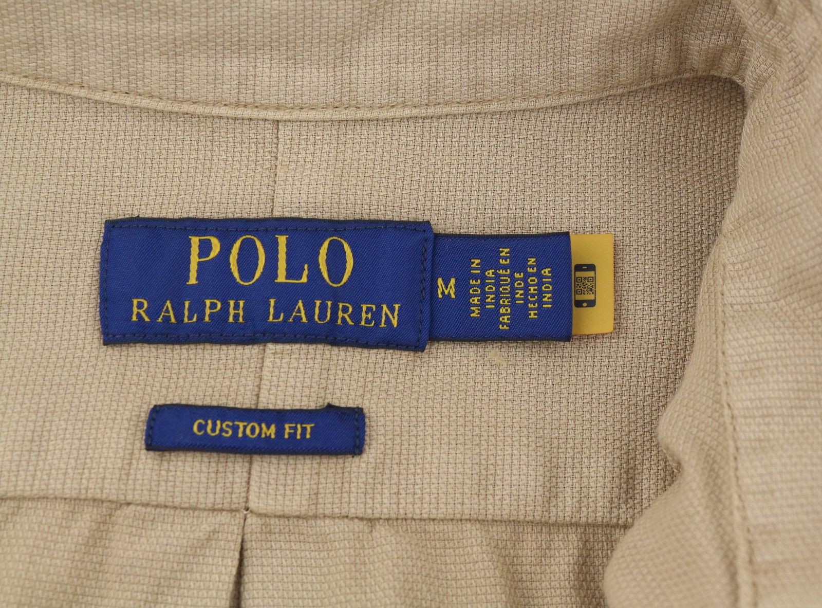 Ralph Lauren SURREY TAN M Brown Button-Down Neck Custom Fit 87026 Size US M / EU 48-50 / 2 - 6 Thumbnail