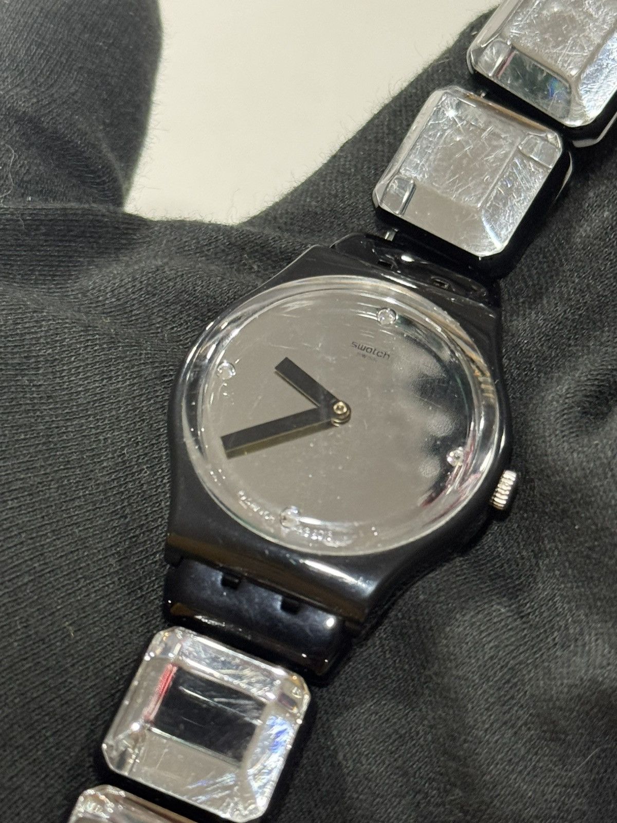 Swatch Swatch LUXY-SQUARE GB300B wrist watch Size ONE SIZE - 10 Thumbnail