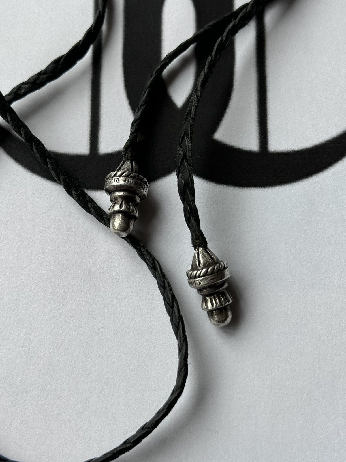 Chrome Hearts CHROME HEARTS LEATHER ROPE Size ONE SIZE - 2 Thumbnail