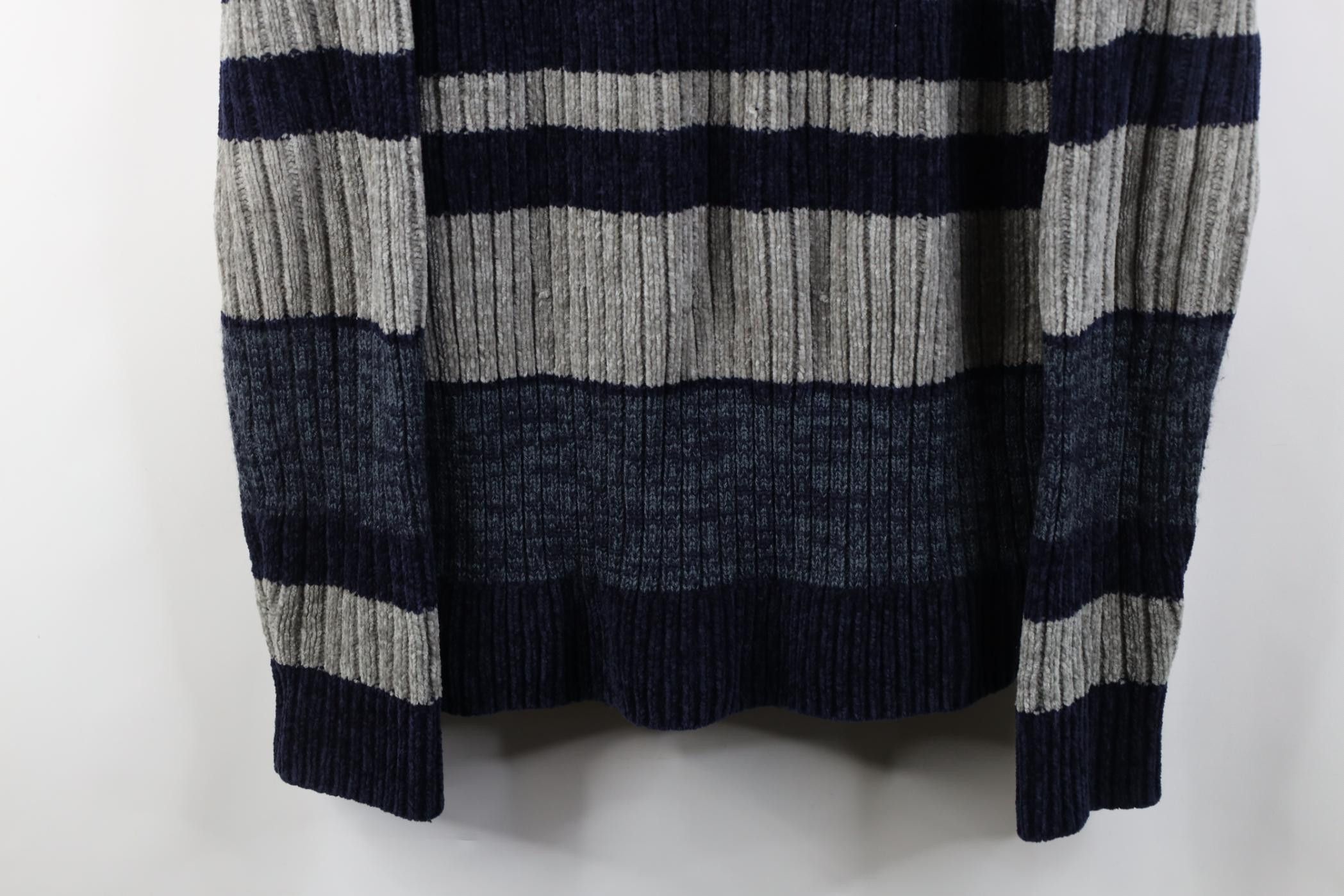 Vintage Vintage 90s Streetwear Block Fleece Ribbed Knit Sweater Size US XL / EU 56 / 4 - 3 Thumbnail