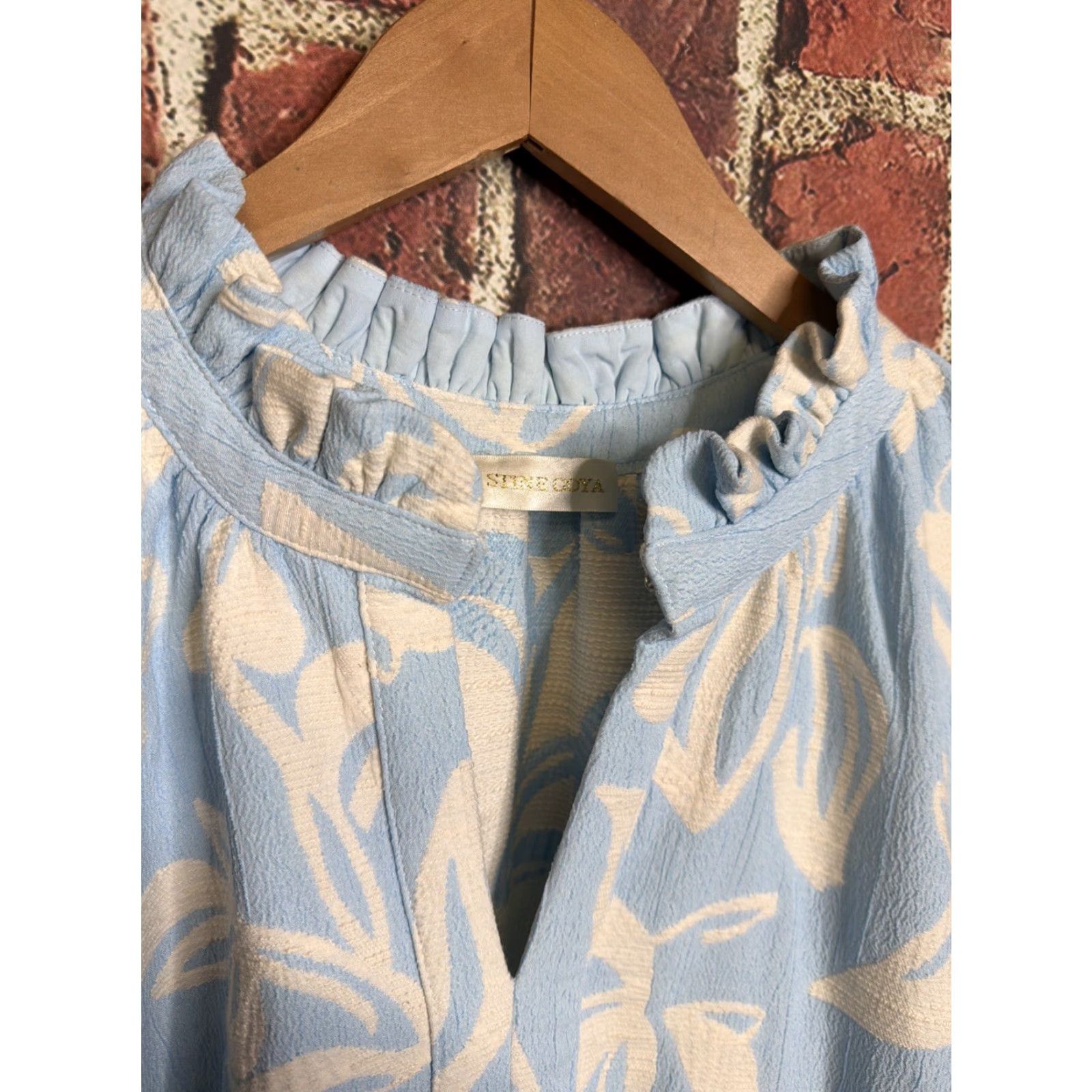 Stine Goya STINE GOYA Jasmine Dress The Life of a Tulip Blue Mini Short L Womens STINE GOYA Color Blue Size L 22” Pit to Pit 37” Back Hem Size L / US 10 / IT 46 - 2 Thumbnail