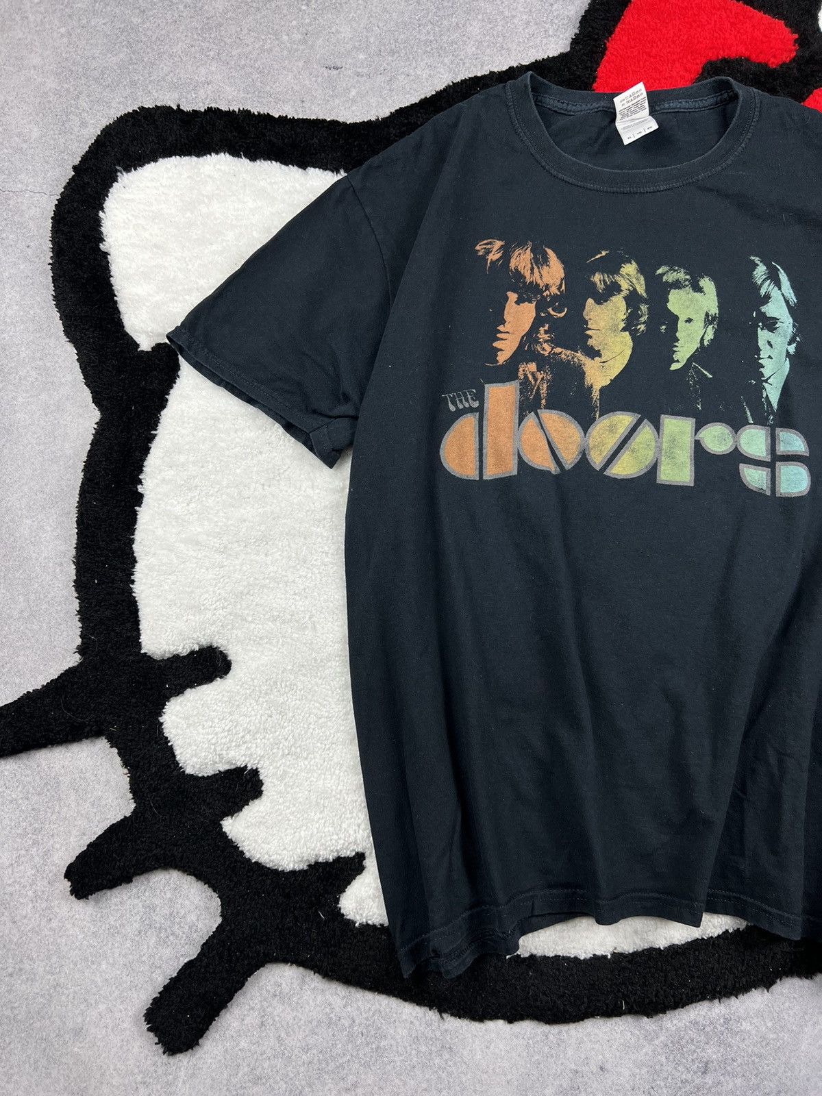Band Tees Retro The Doors Psychedelic Morrison Y2K Band Rock Tee Shirt Size US XL / EU 56 / 4 - 2 Thumbnail