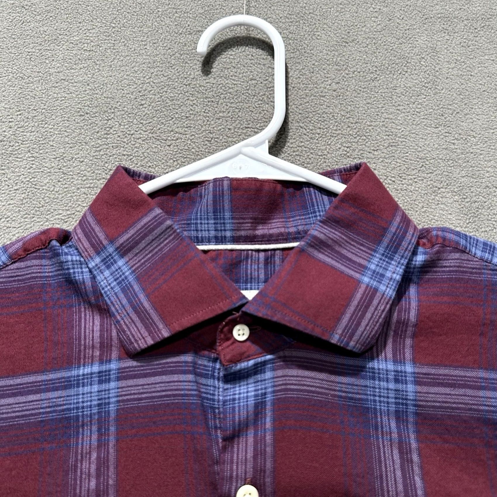 Peter Millar Peter Millar Shirt Mens Large Red Fitzwilliam Autumn Plaid Cotton Button-Up Size US L / EU 52-54 / 3 - 3 Thumbnail