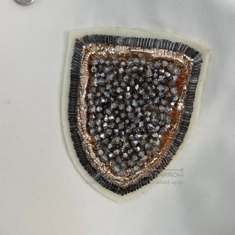 Dior Dior Milk white heavy industry rhinestone bead badge zippe Size XS / US 0-2 / IT 36-38 - 7 Thumbnail