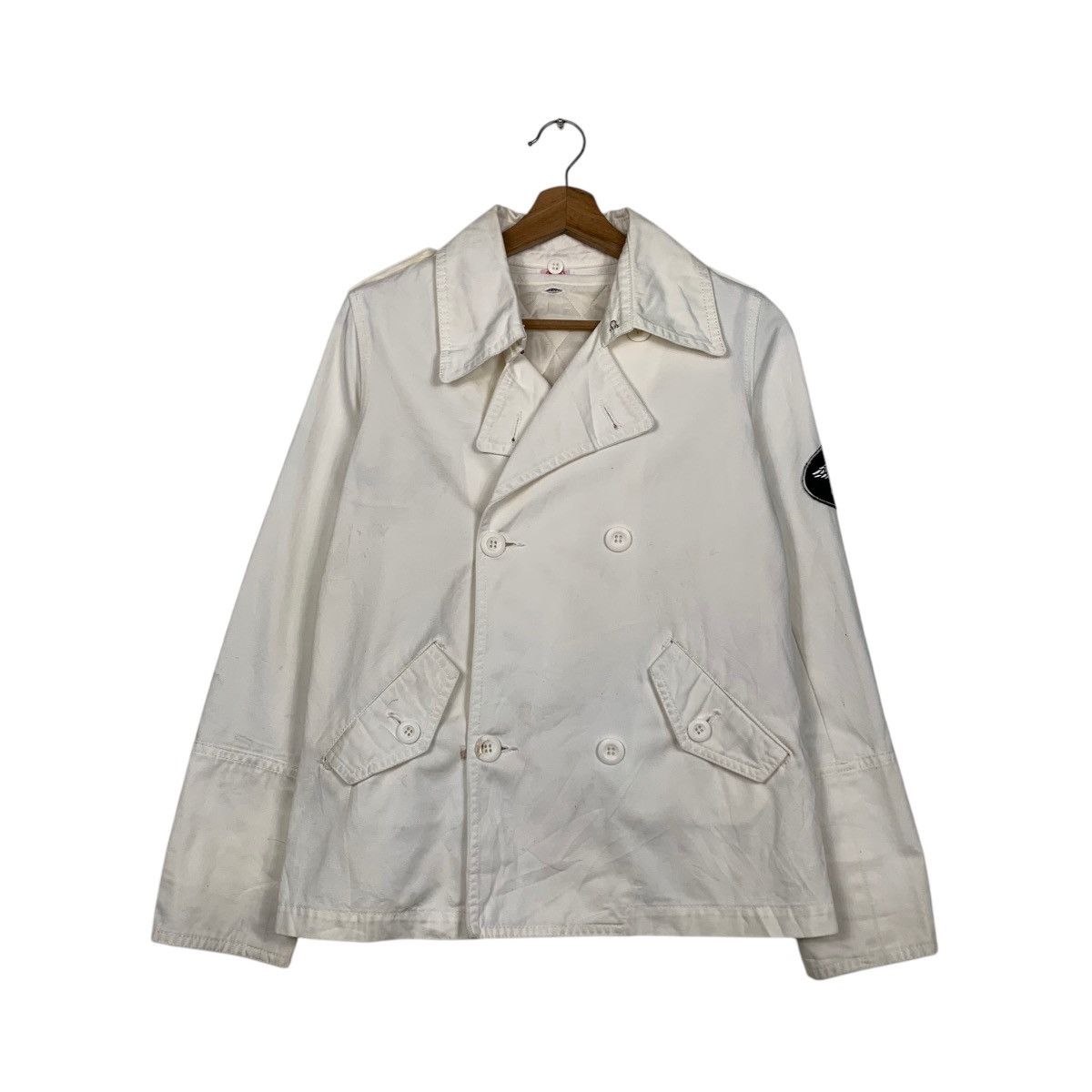 Japanese Brand × Vintage ☀️Rare!!Chubbygang skull white jacket Made in Japan Size US S / EU 44-46 / 1 - 2 Thumbnail
