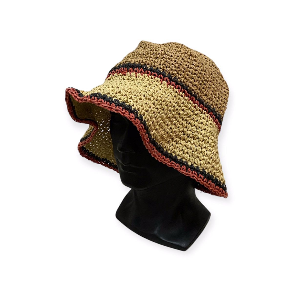 Vintage × Zara Zara Crochet Bucket Hat Size ONE SIZE - 1 Thumbnail
