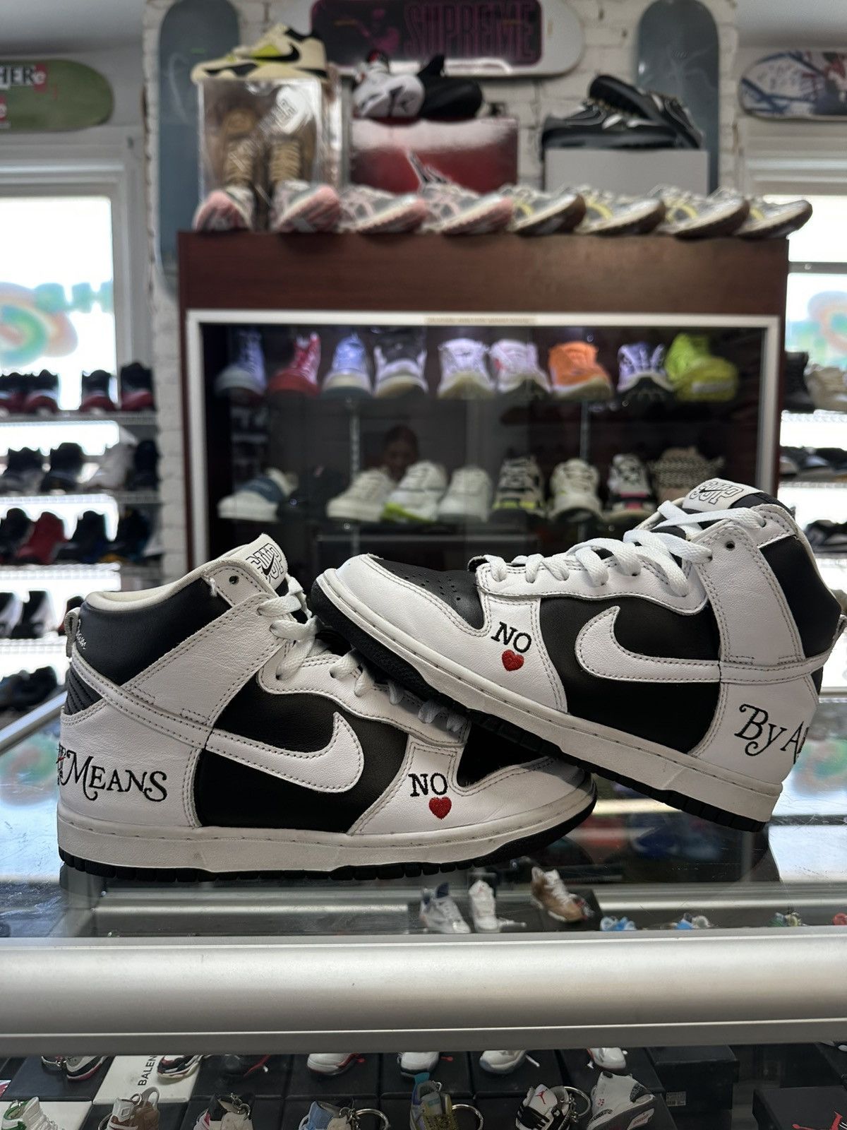 Nike SB Dunk High X Supreme ‘By Any Means Black’